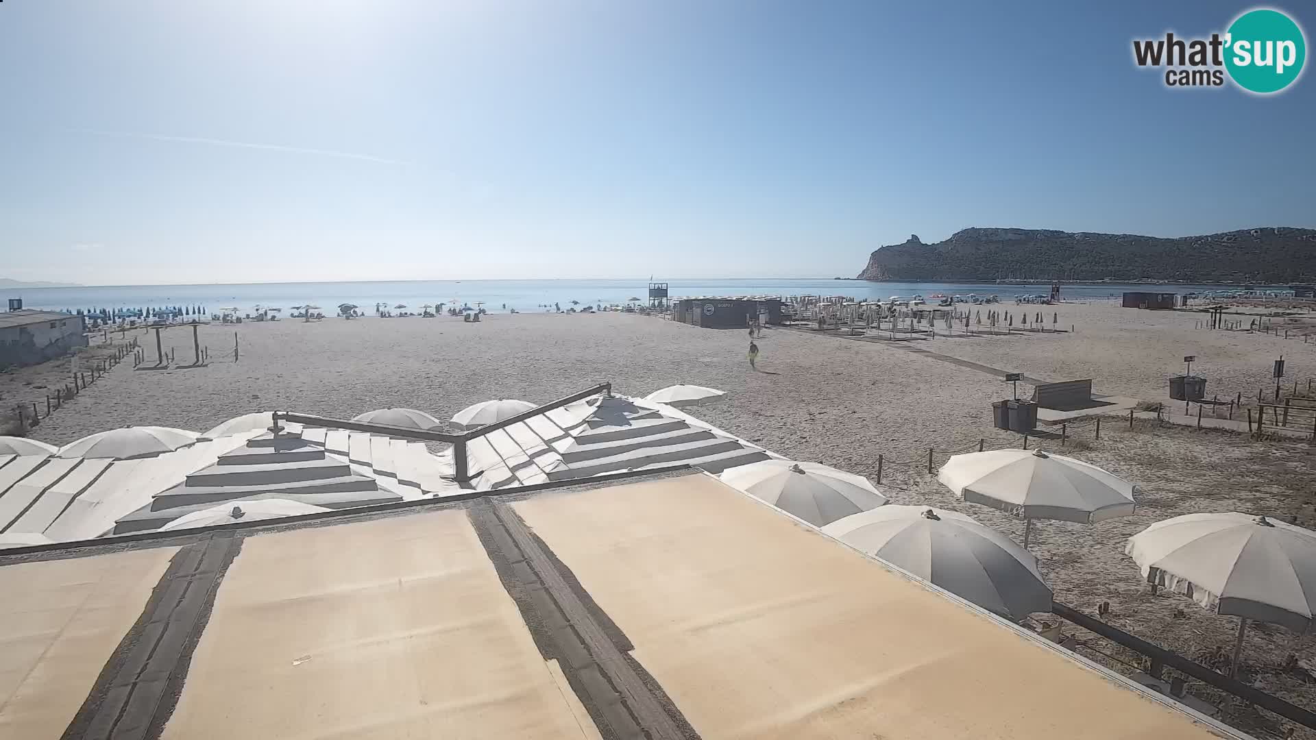 Poetto beach webcam | Cagliari | Sardinija