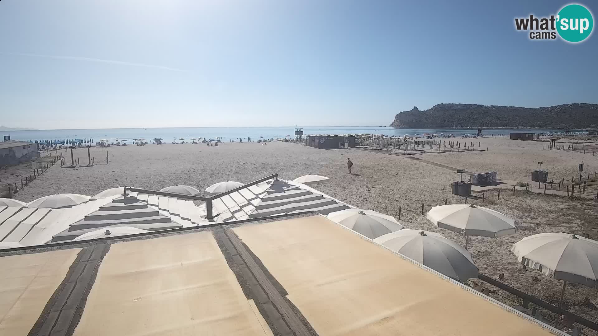 Webcam plage de Poetto | Cagliari | Sardaigne