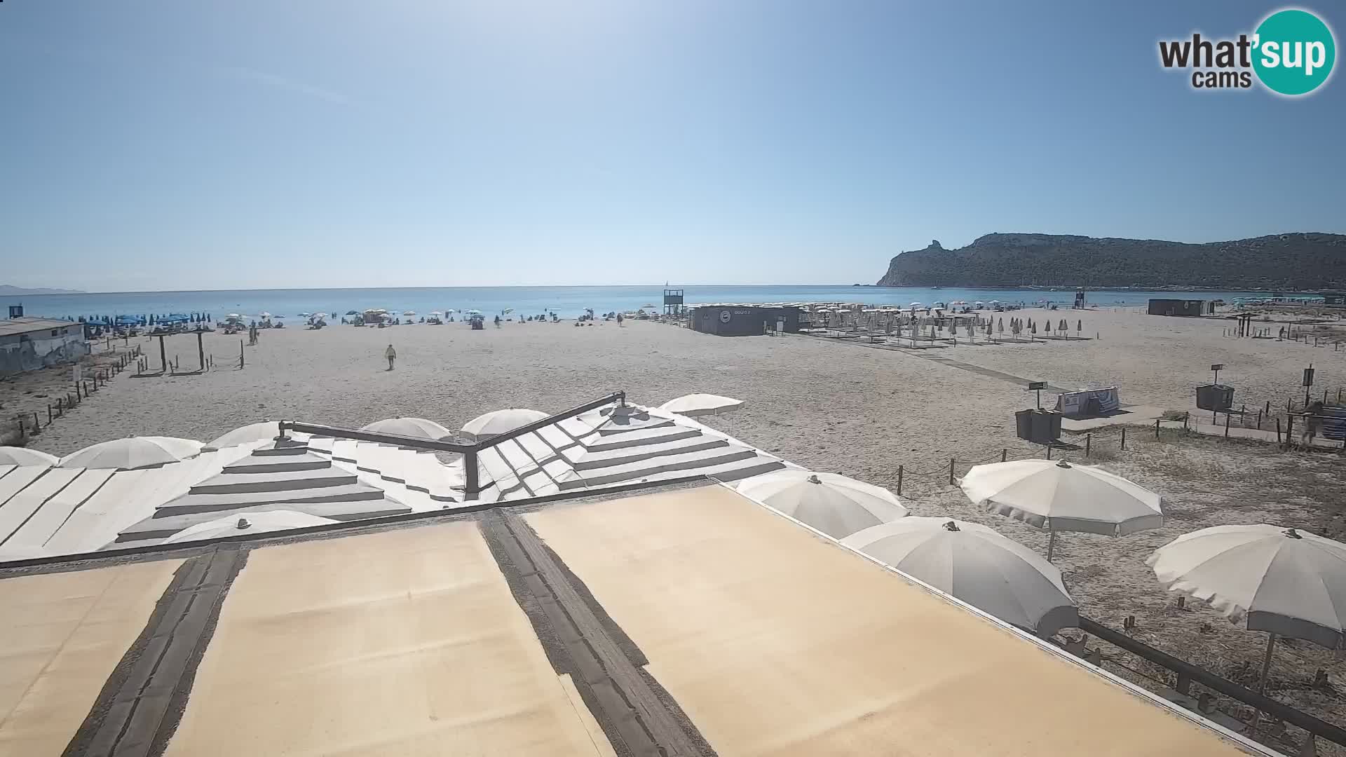 Poetto beach webcam | Cagliari | Sardinia