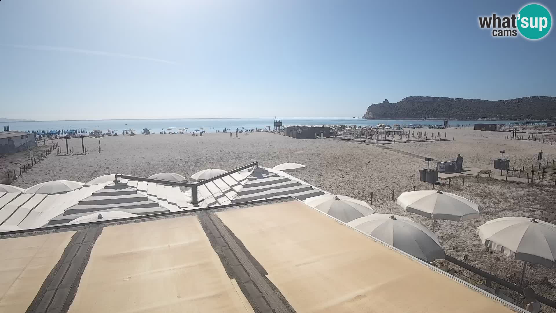 Poetto beach webcam | Cagliari | Sardinia