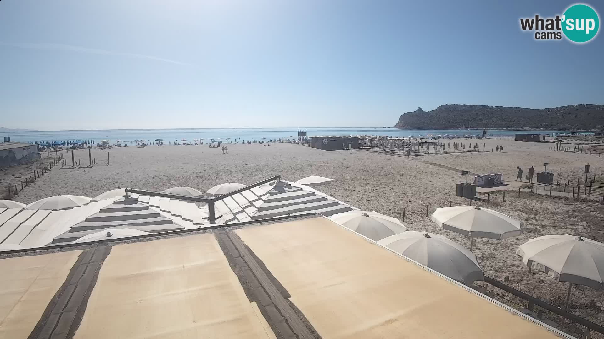 Poetto beach webcam | Cagliari | Sardinia