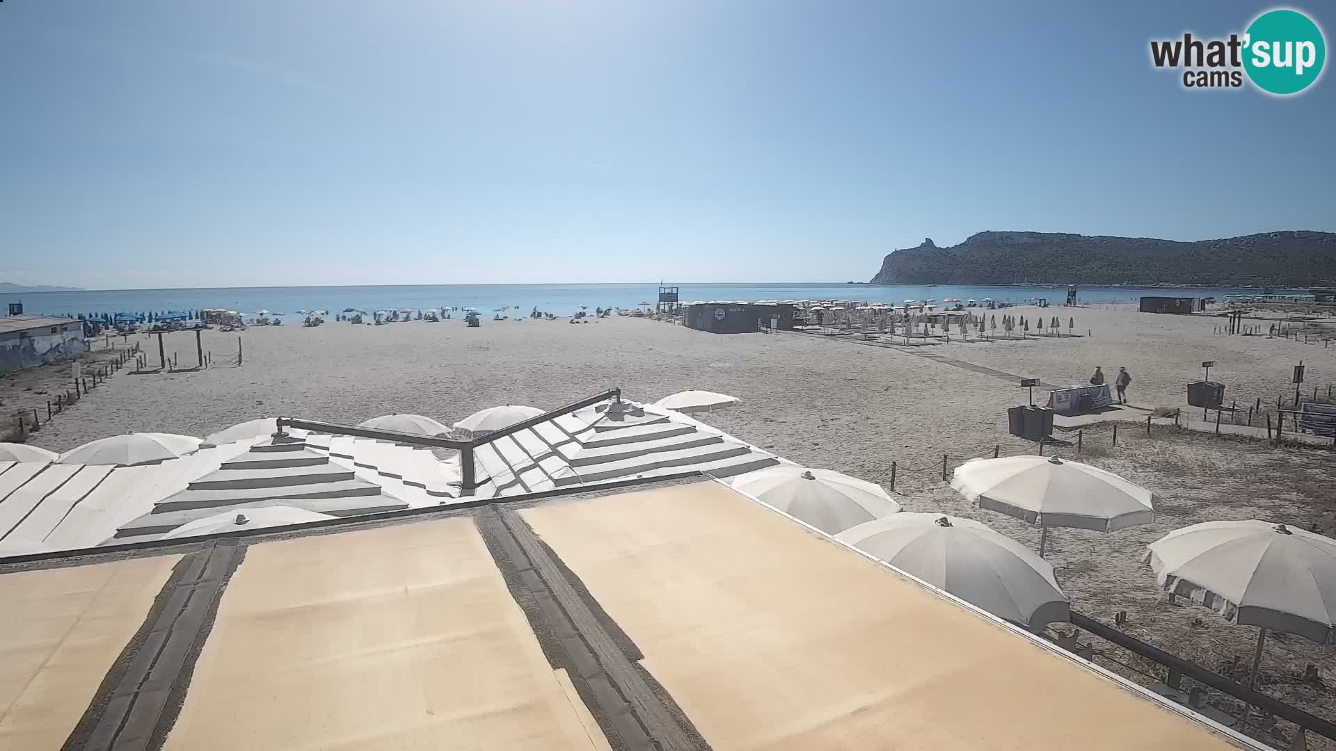 Poetto beach webcam | Cagliari | Sardinija