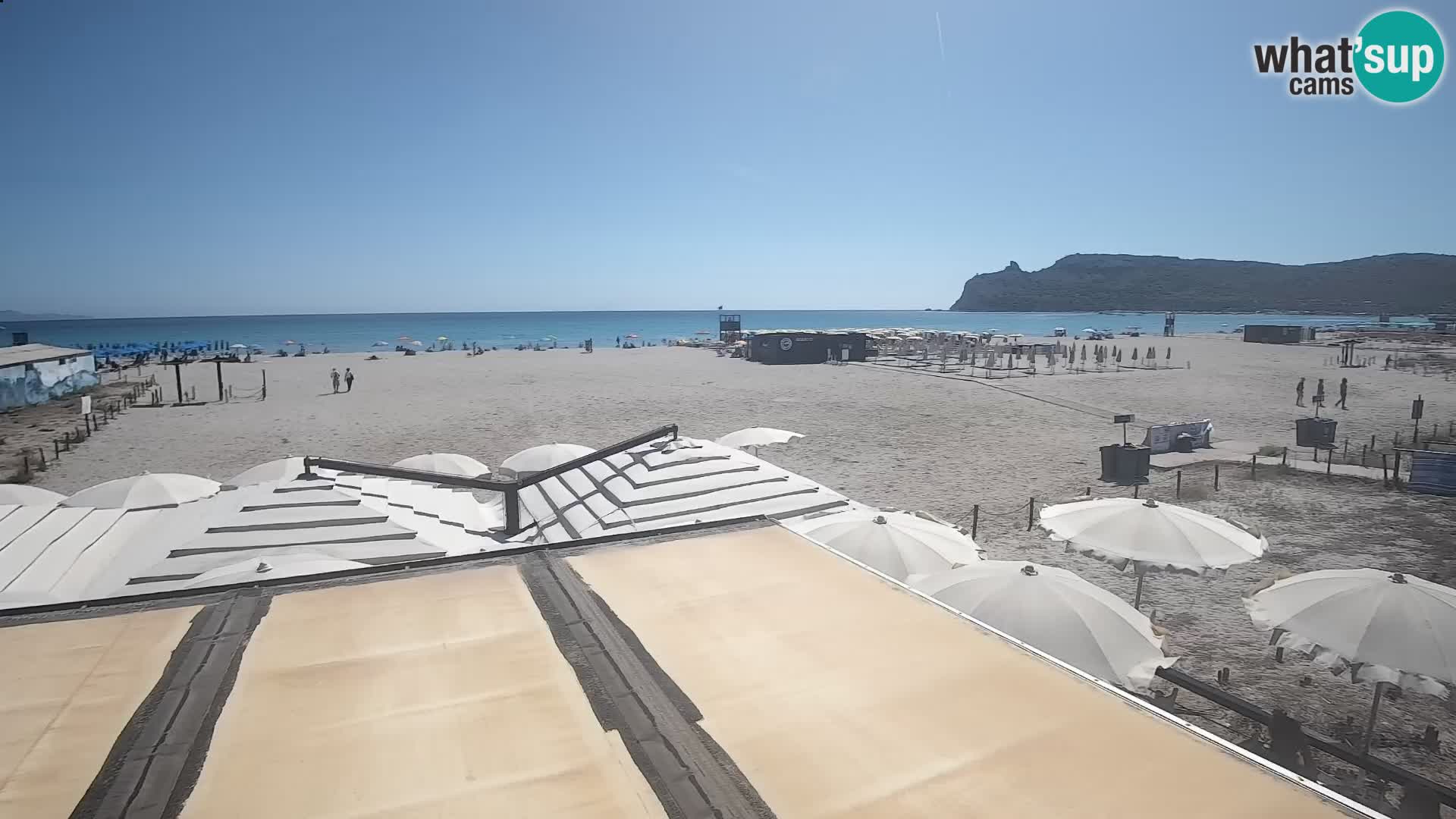 Poetto beach webcam | Cagliari | Sardinija