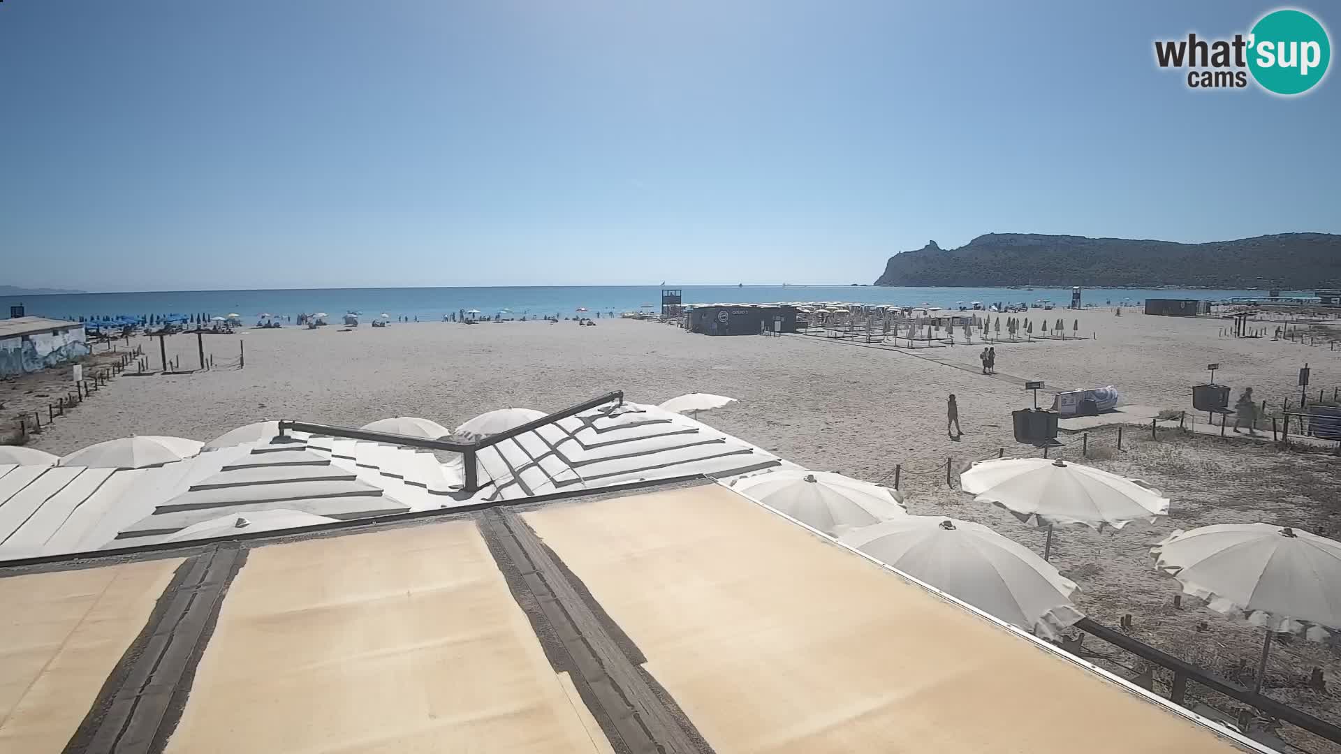 Poetto beach webcam | Cagliari | Sardinia