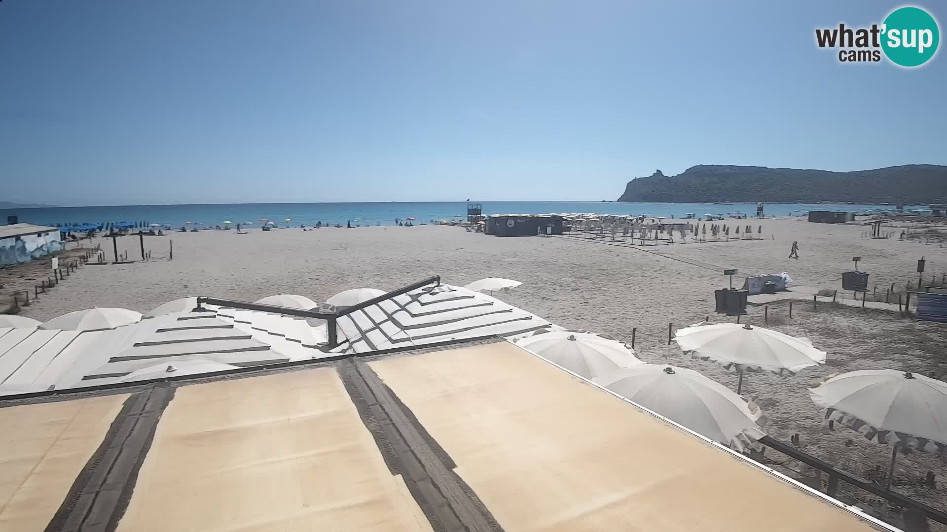 Poetto beach webcam | Cagliari | Sardinia
