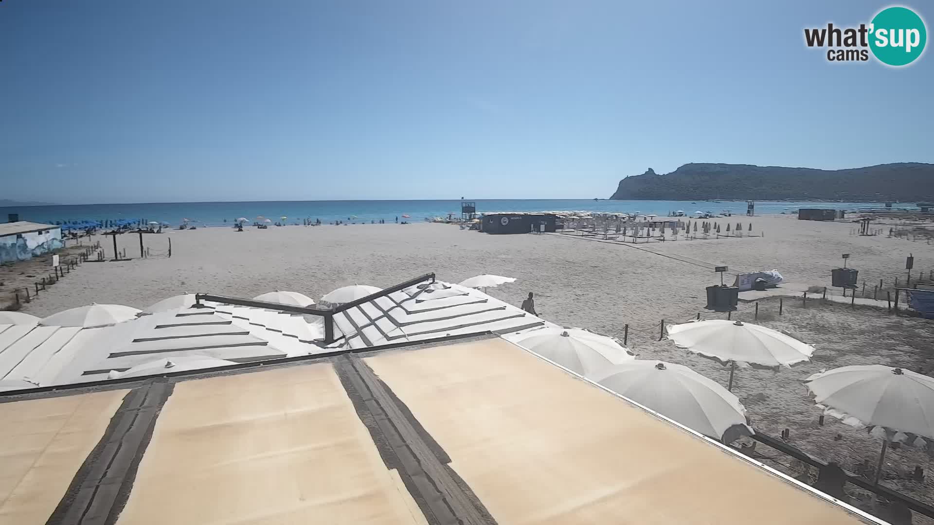 Poetto beach webcam | Cagliari | Sardinija