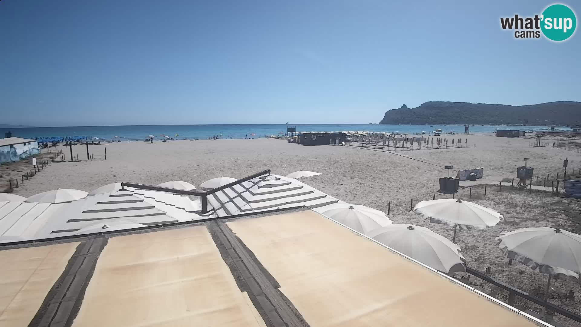 Poetto beach webcam | Cagliari | Sardinija