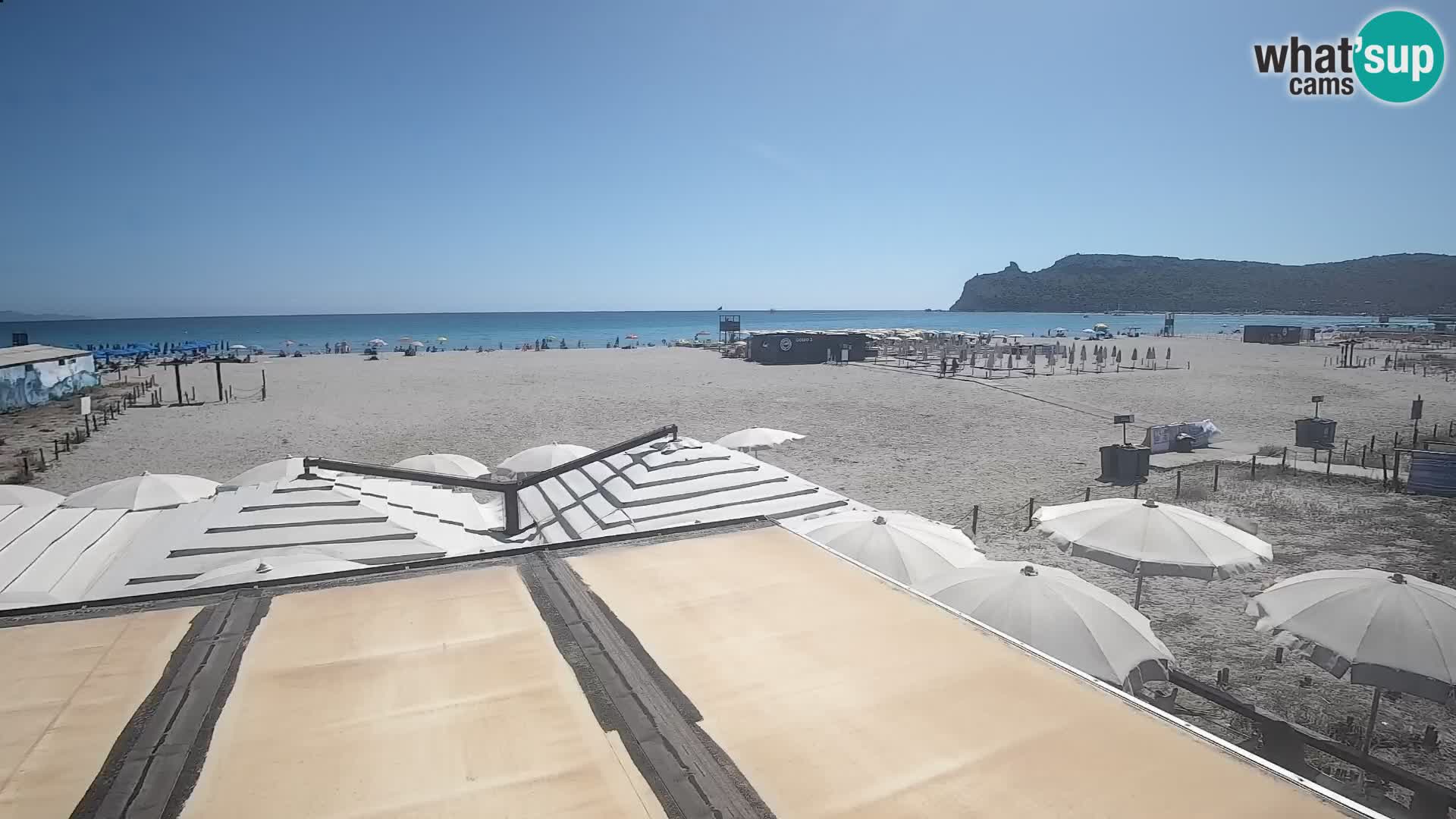 Poetto beach webcam | Cagliari | Sardinija