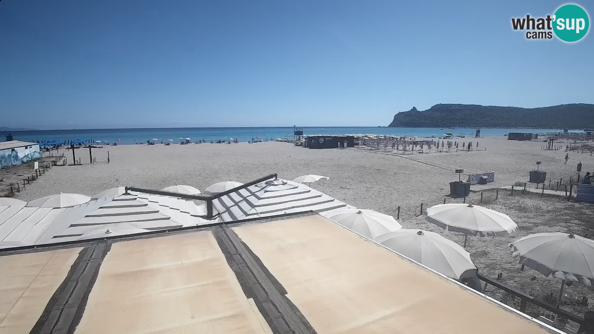 Poetto beach webcam | Cagliari | Sardinia
