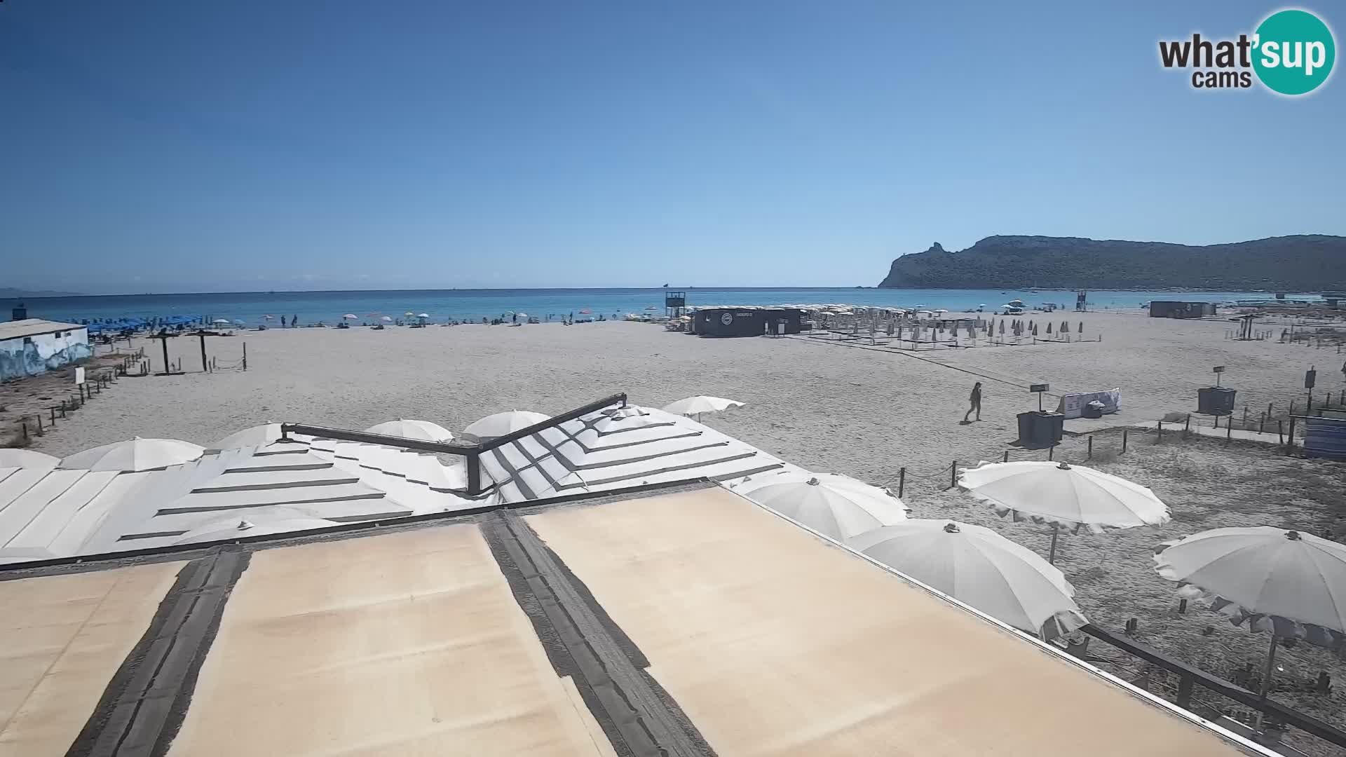 Poetto beach webcam | Cagliari | Sardinija