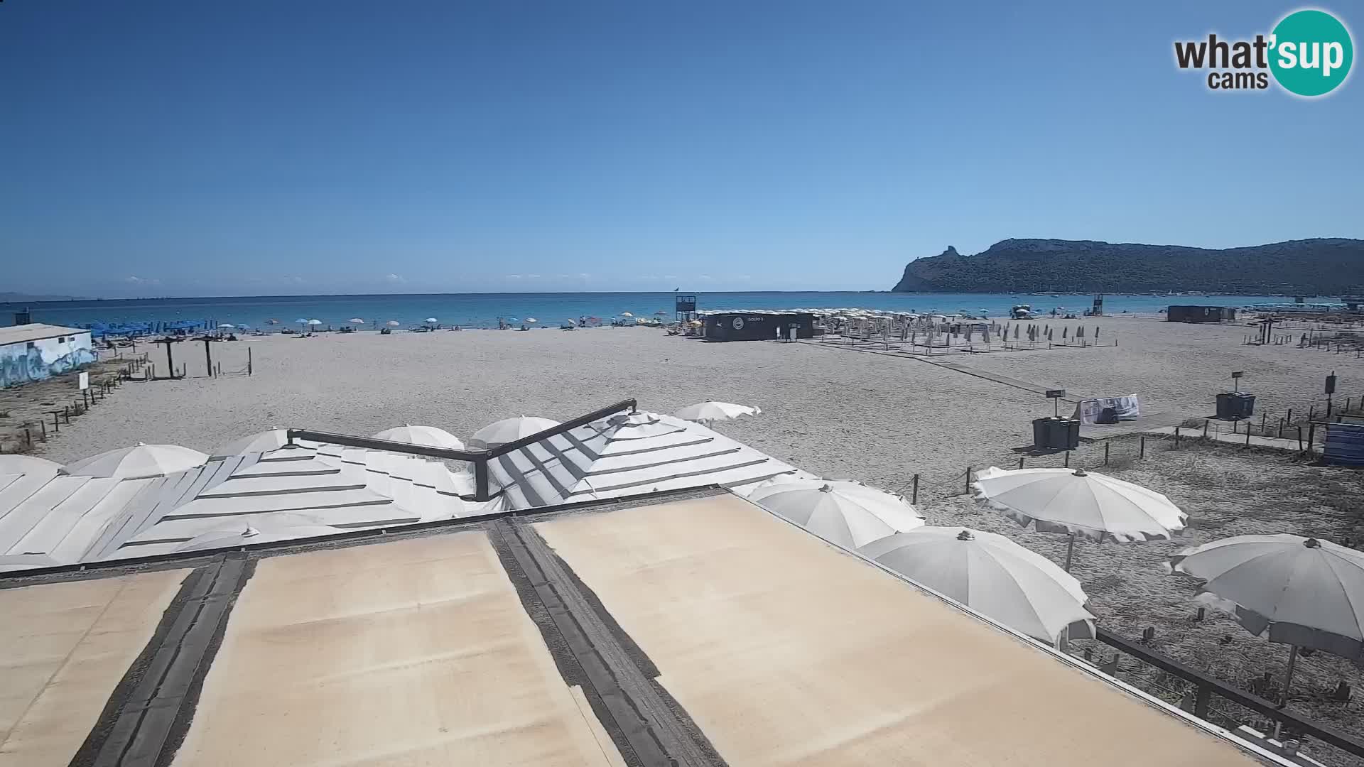 Poetto Strand Webcam | Cagliari | Sardinien