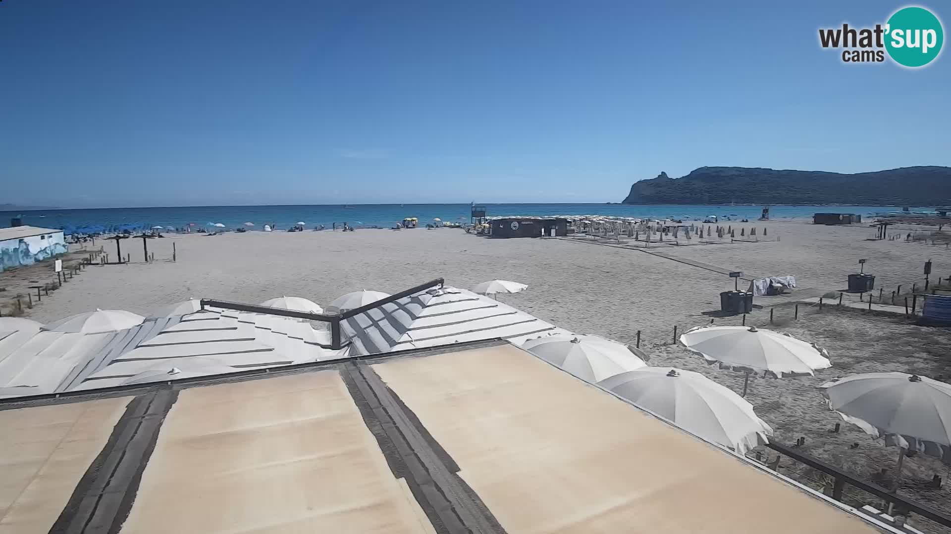 Webcam spiaggia del Poetto | Cagliari | Sardegna