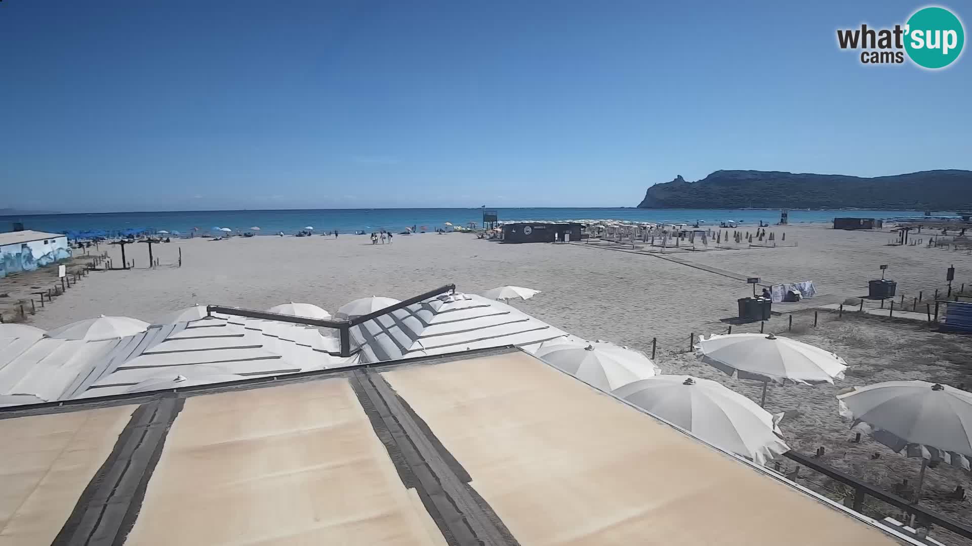 Poetto beach webcam | Cagliari | Sardinija