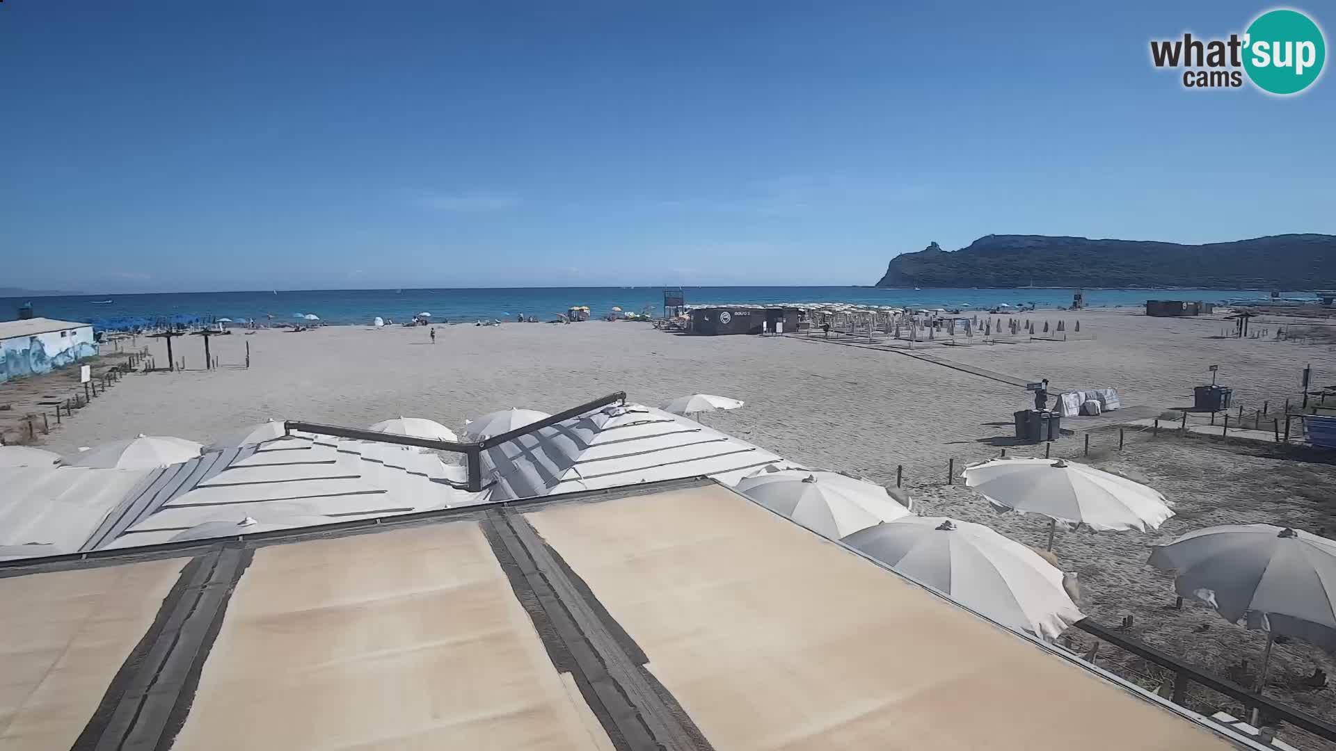 Poetto beach webcam | Cagliari | Sardinija