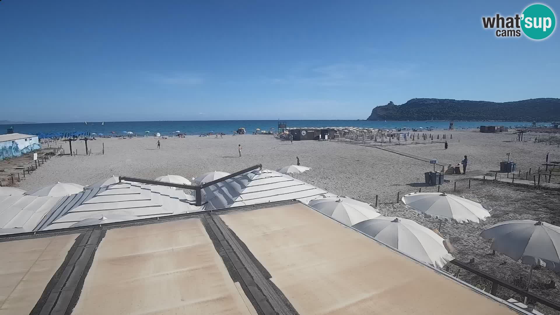 Poetto Strand Webcam | Cagliari | Sardinien