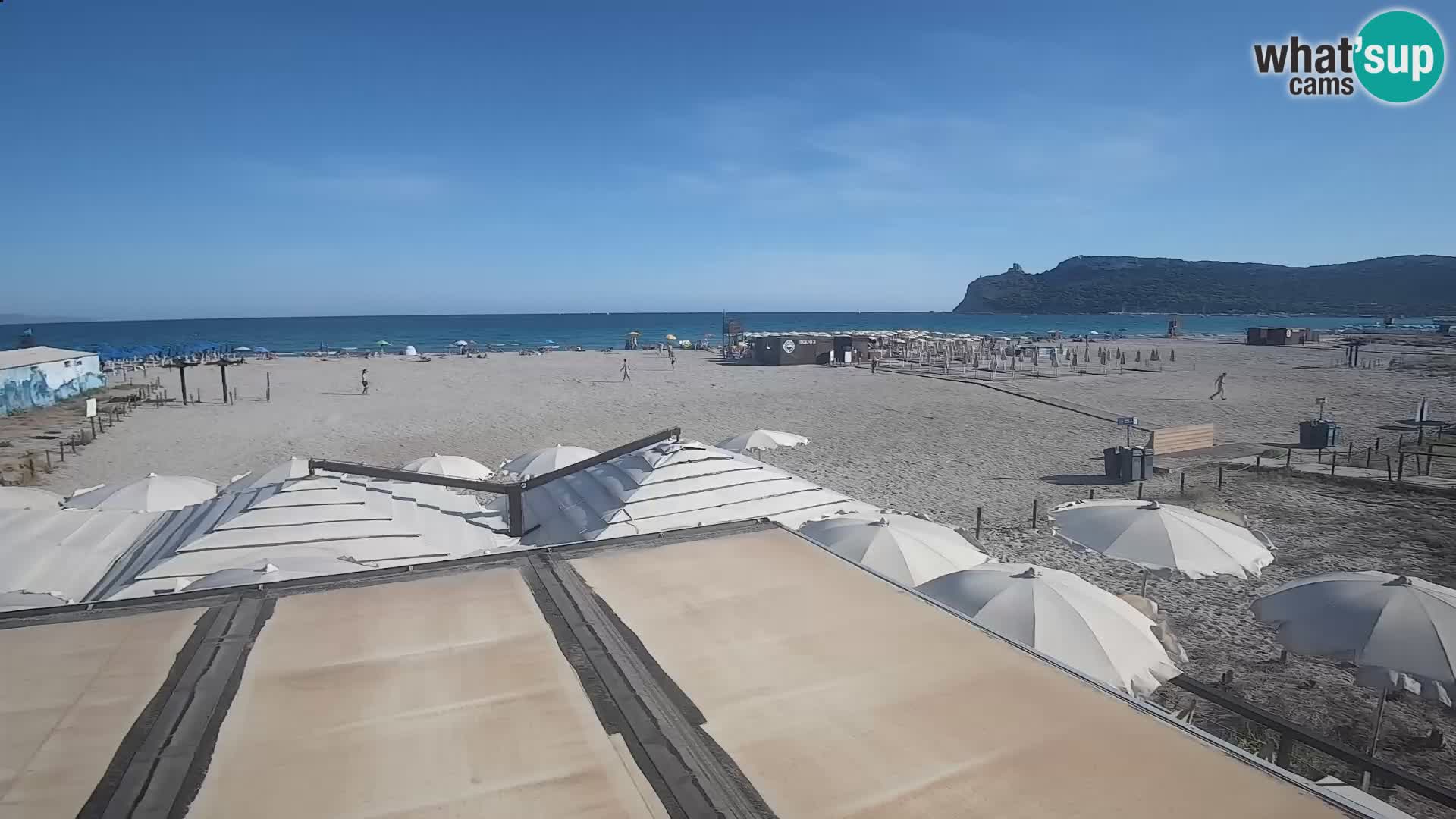 Webcam plage de Poetto | Cagliari | Sardaigne