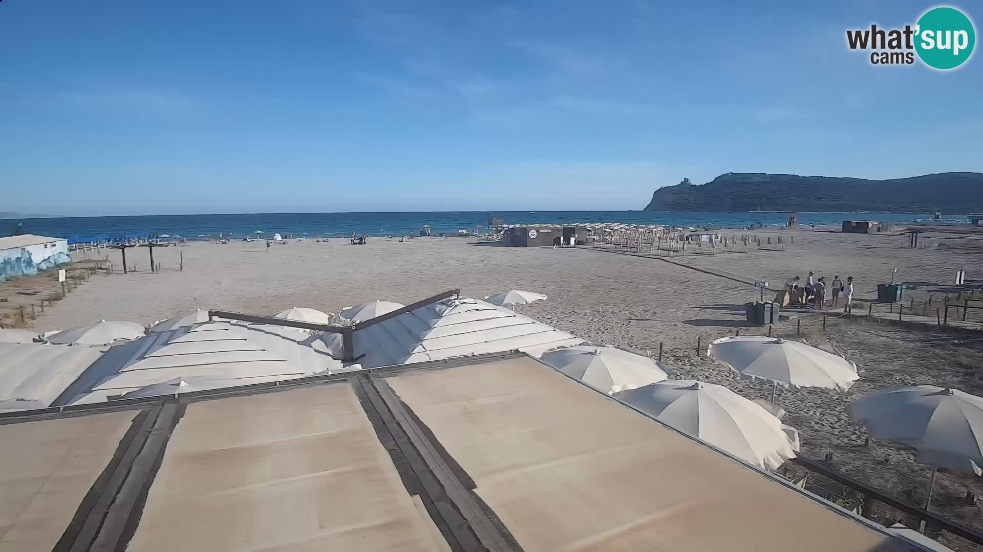 Poetto beach webcam | Cagliari | Sardinia