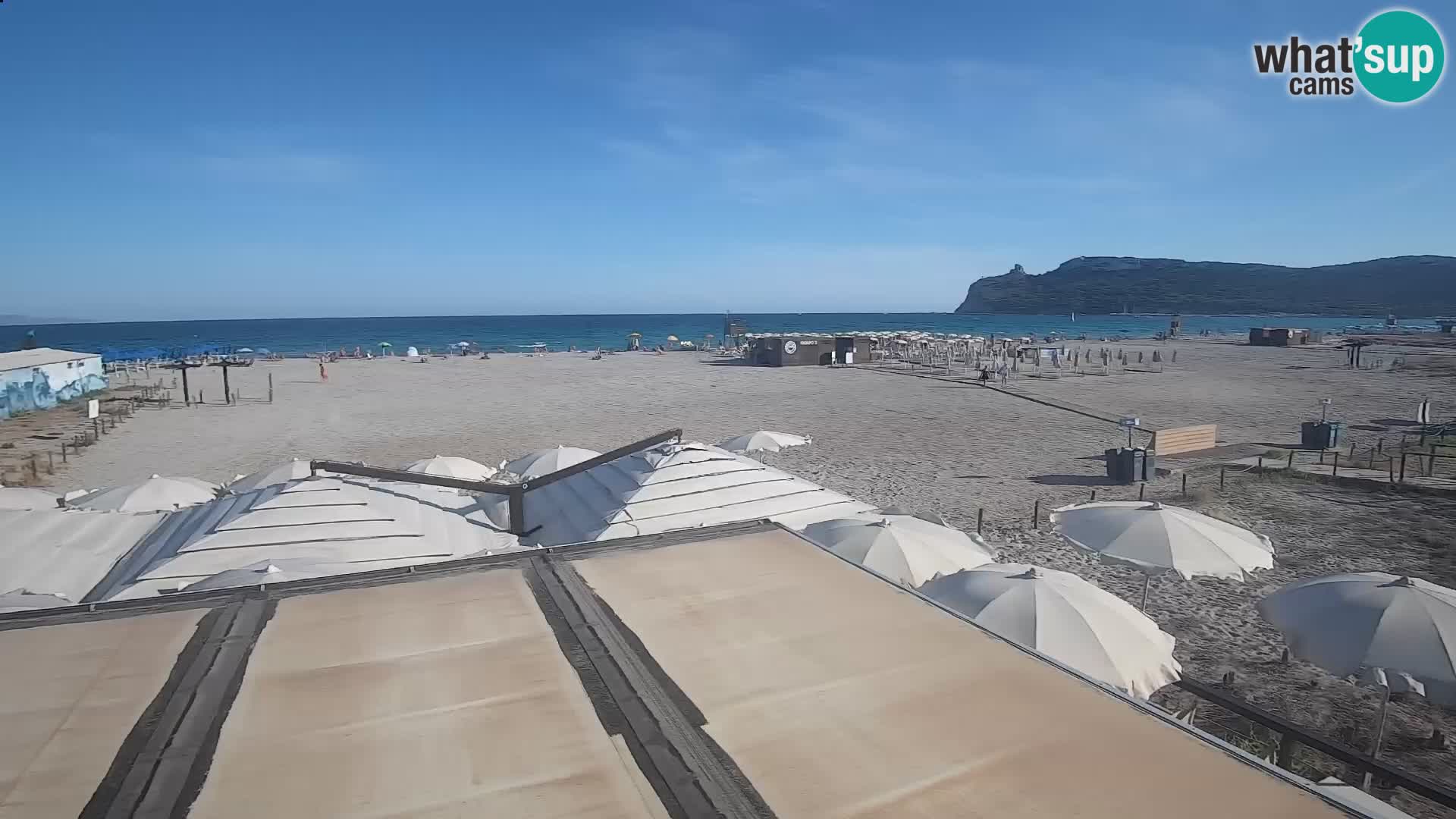 Poetto beach webcam | Cagliari | Sardinia