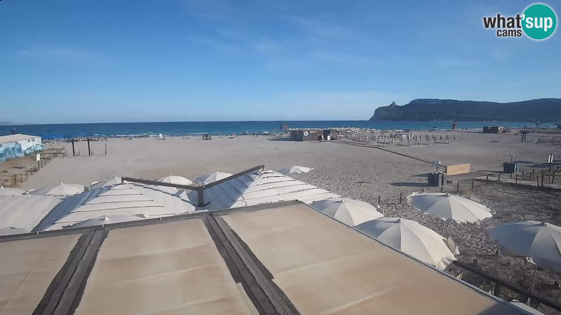 Poetto Strand Webcam | Cagliari | Sardinien