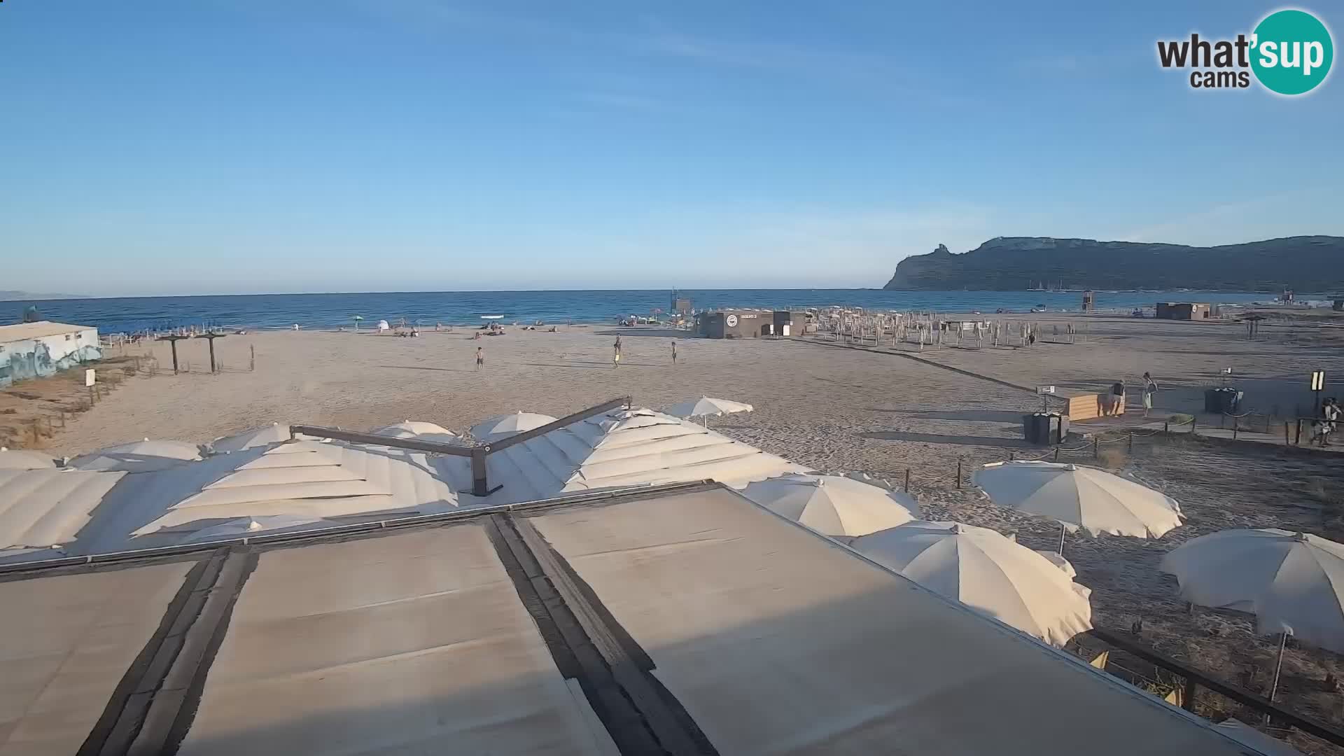 Poetto beach webcam | Cagliari | Sardinia