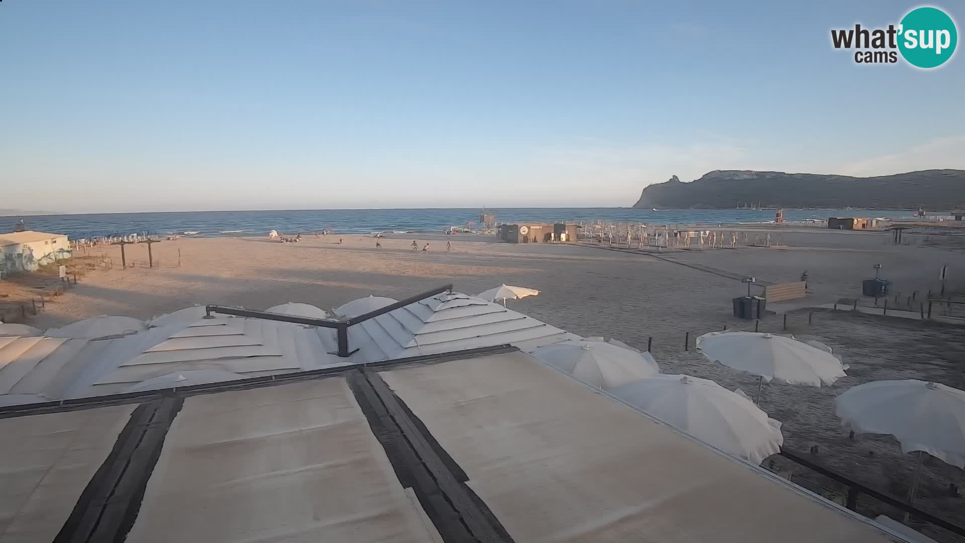 Poetto Strand Webcam | Cagliari | Sardinien