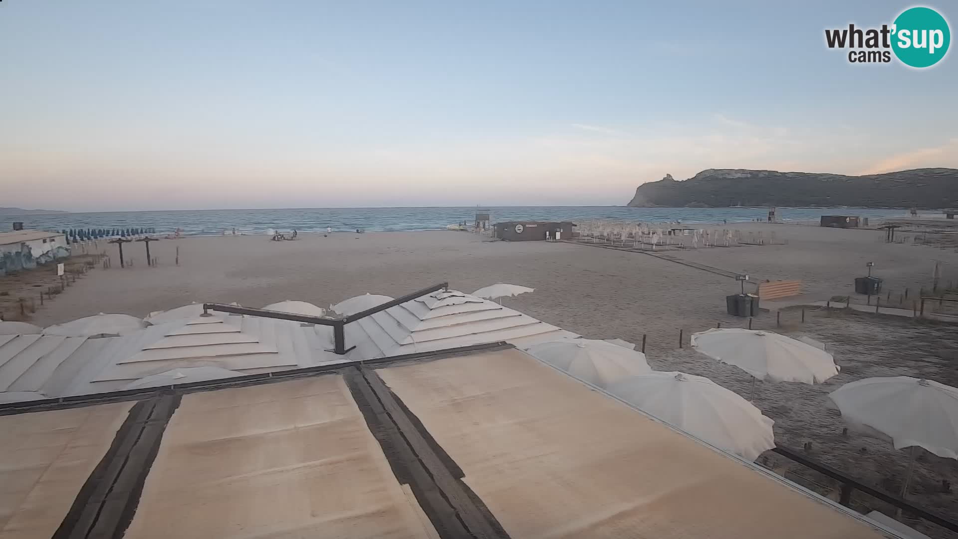 Poetto beach webcam | Cagliari | Sardinija