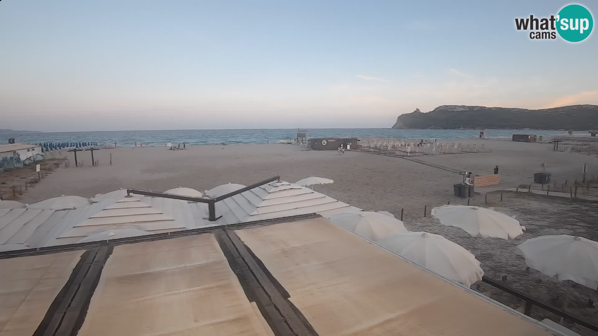 Poetto beach webcam | Cagliari | Sardinija