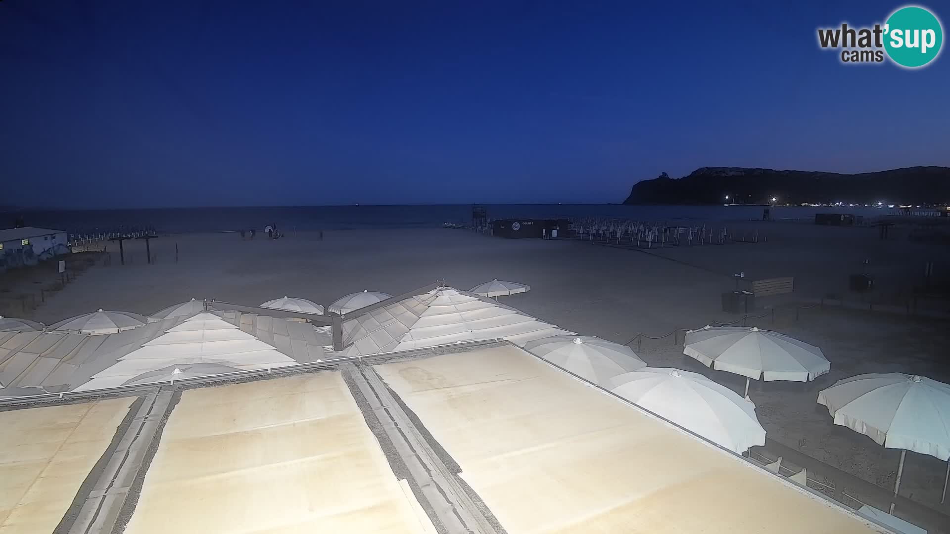Poetto Strand Webcam | Cagliari | Sardinien
