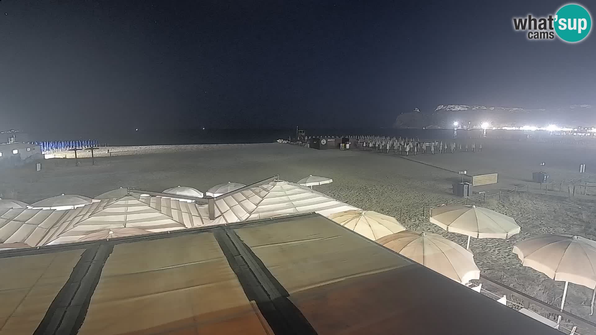 Poetto beach webcam | Cagliari | Sardinija