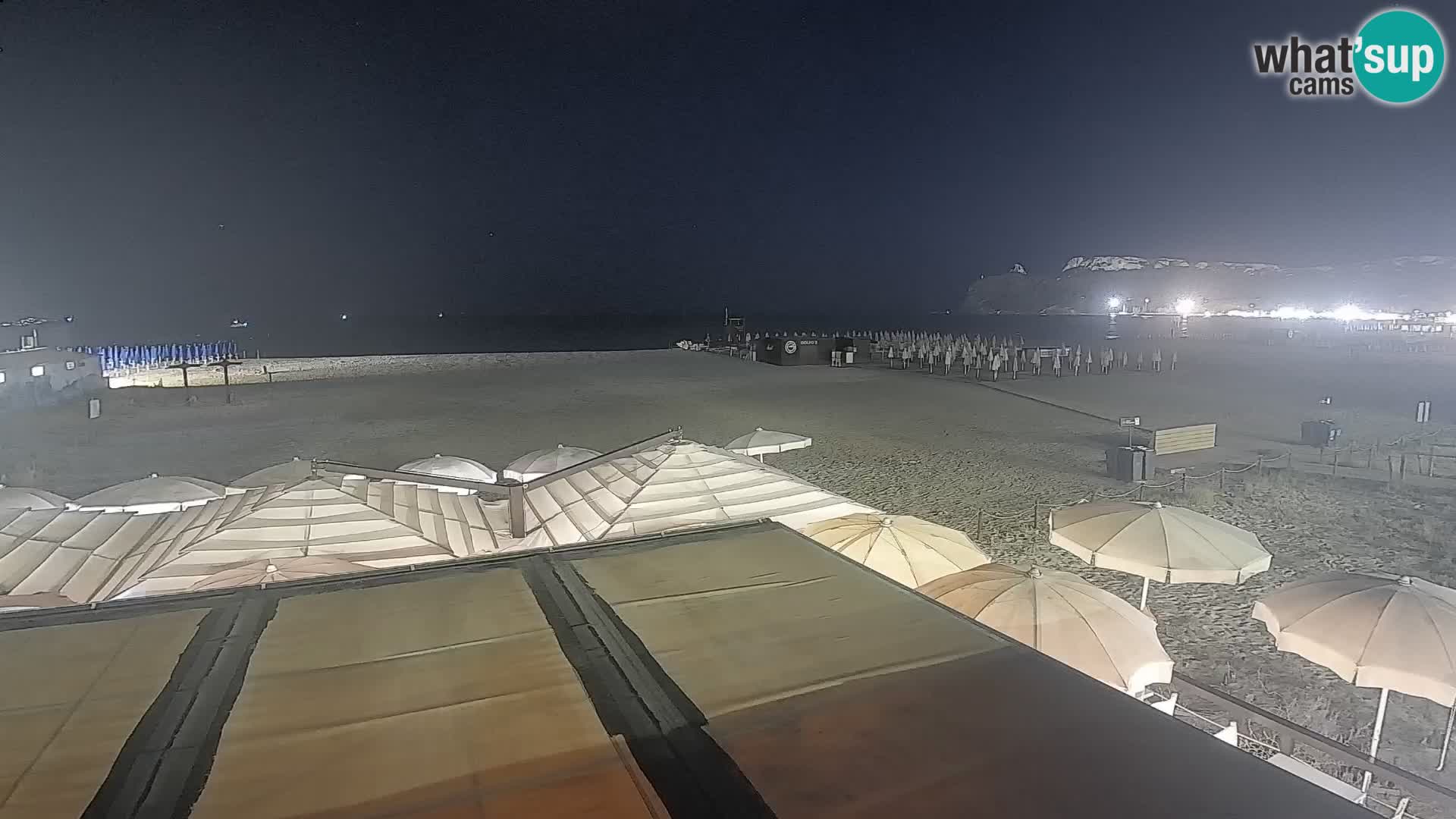 Webcam spiaggia del Poetto | Cagliari | Sardegna