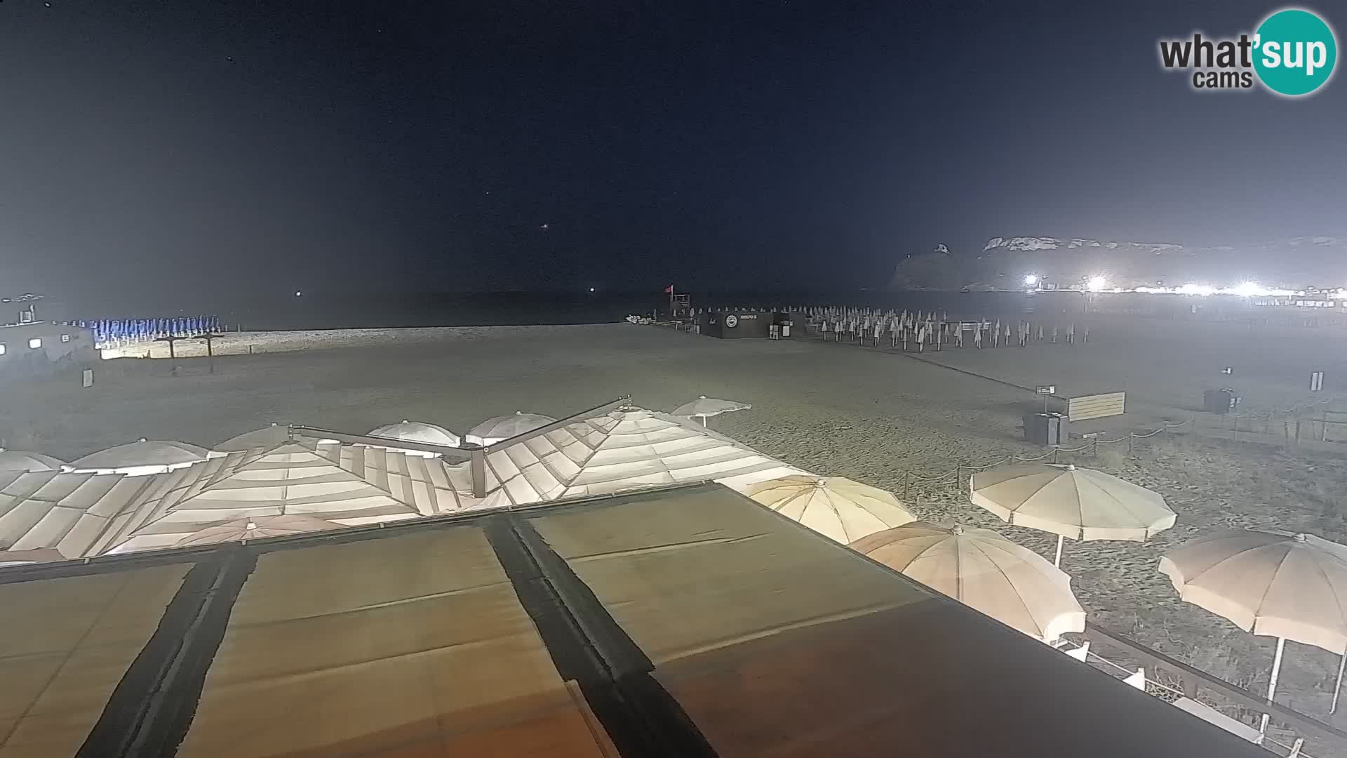 Poetto beach webcam | Cagliari | Sardinija