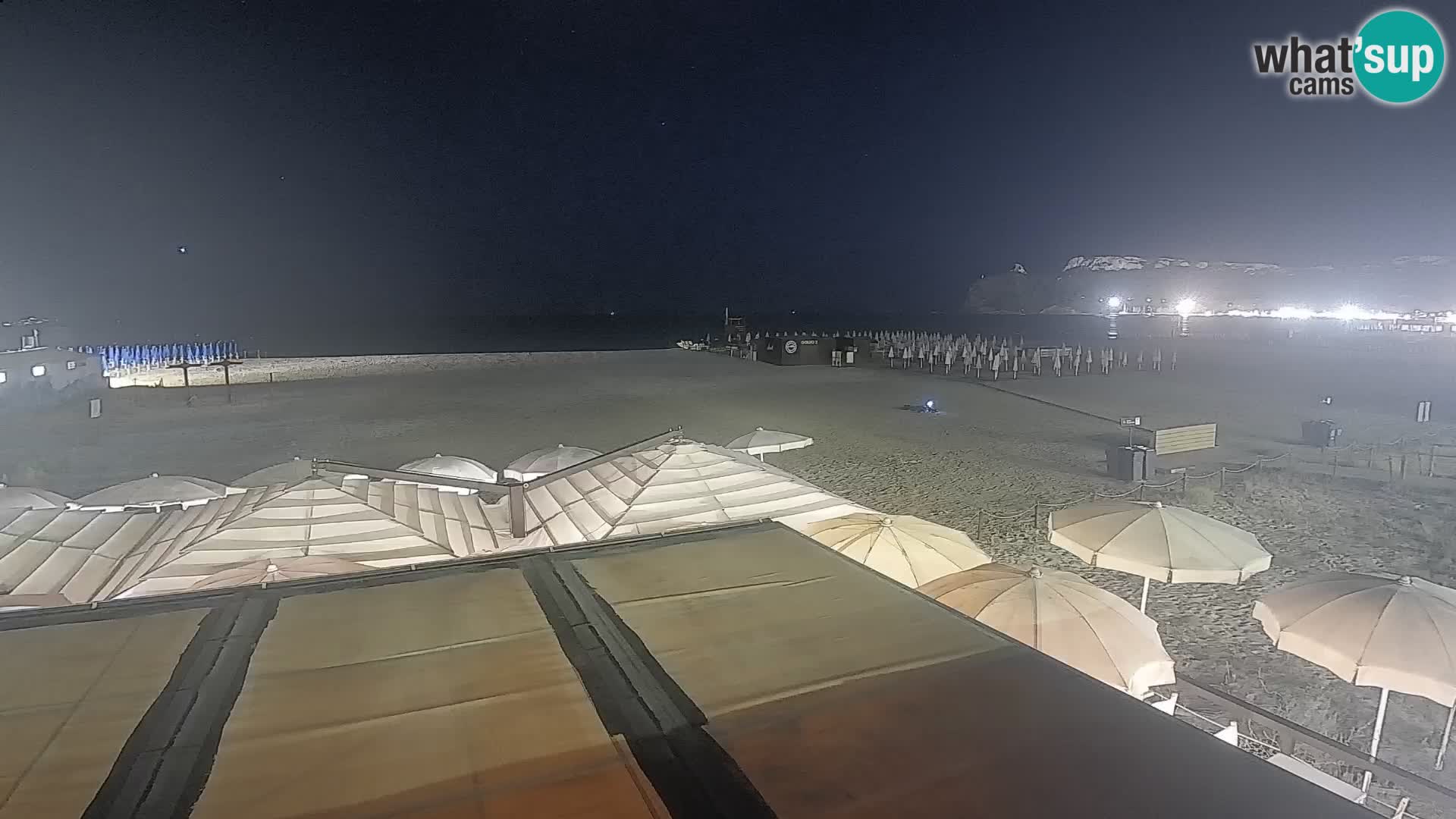 Poetto beach webcam | Cagliari | Sardinija