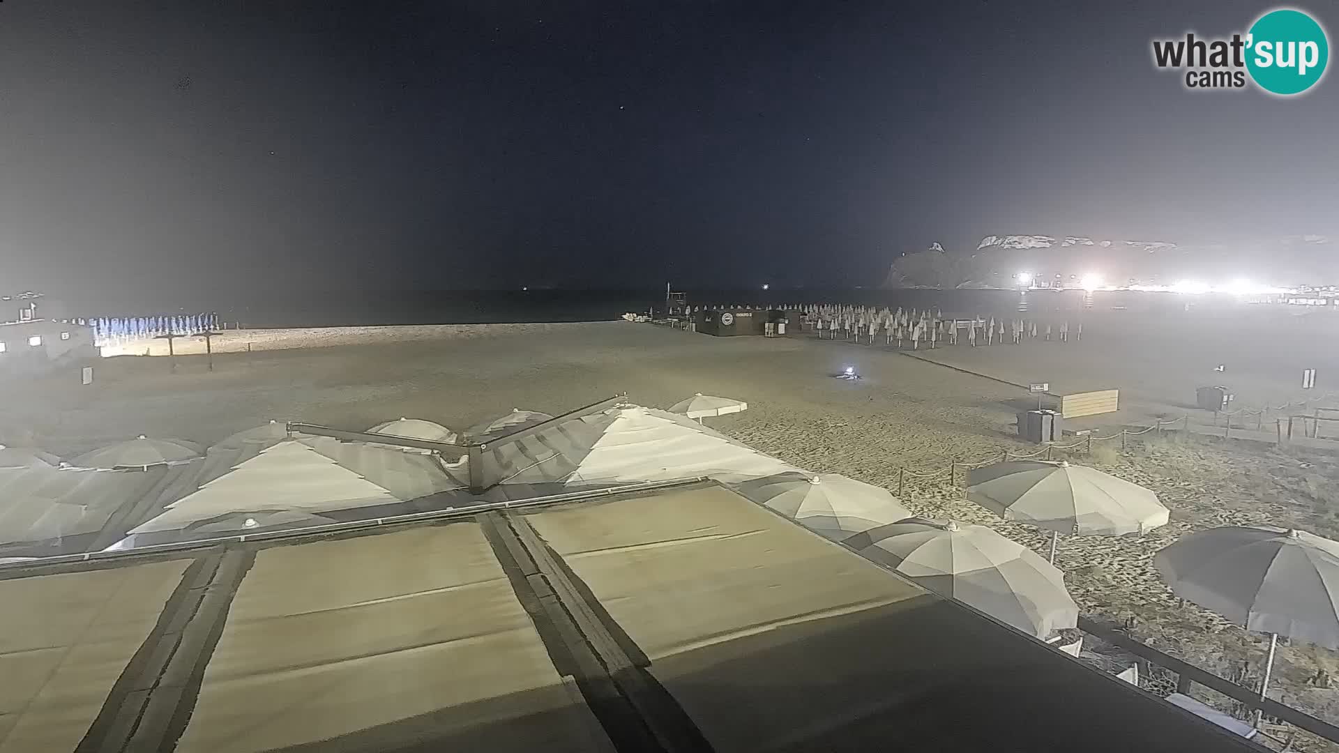Poetto beach webcam | Cagliari | Sardinija
