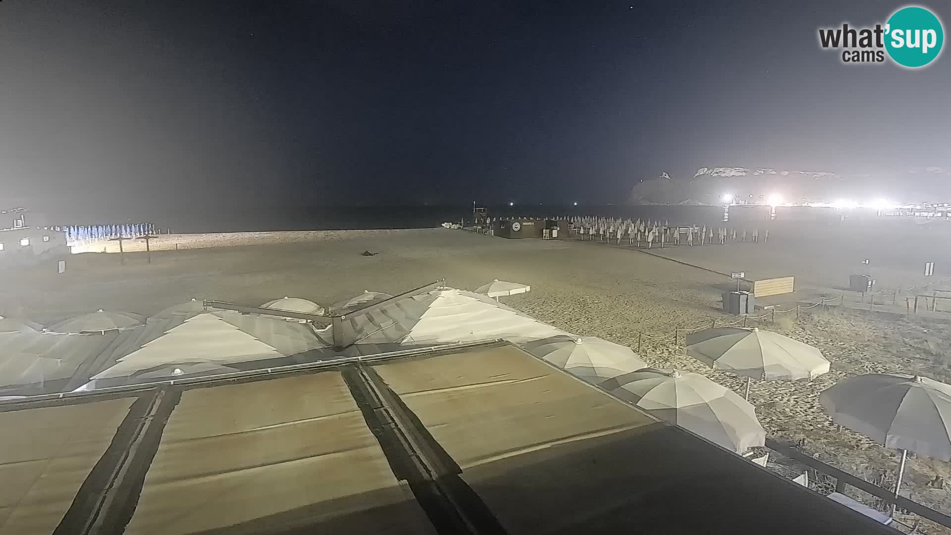 Poetto beach webcam | Cagliari | Sardinija