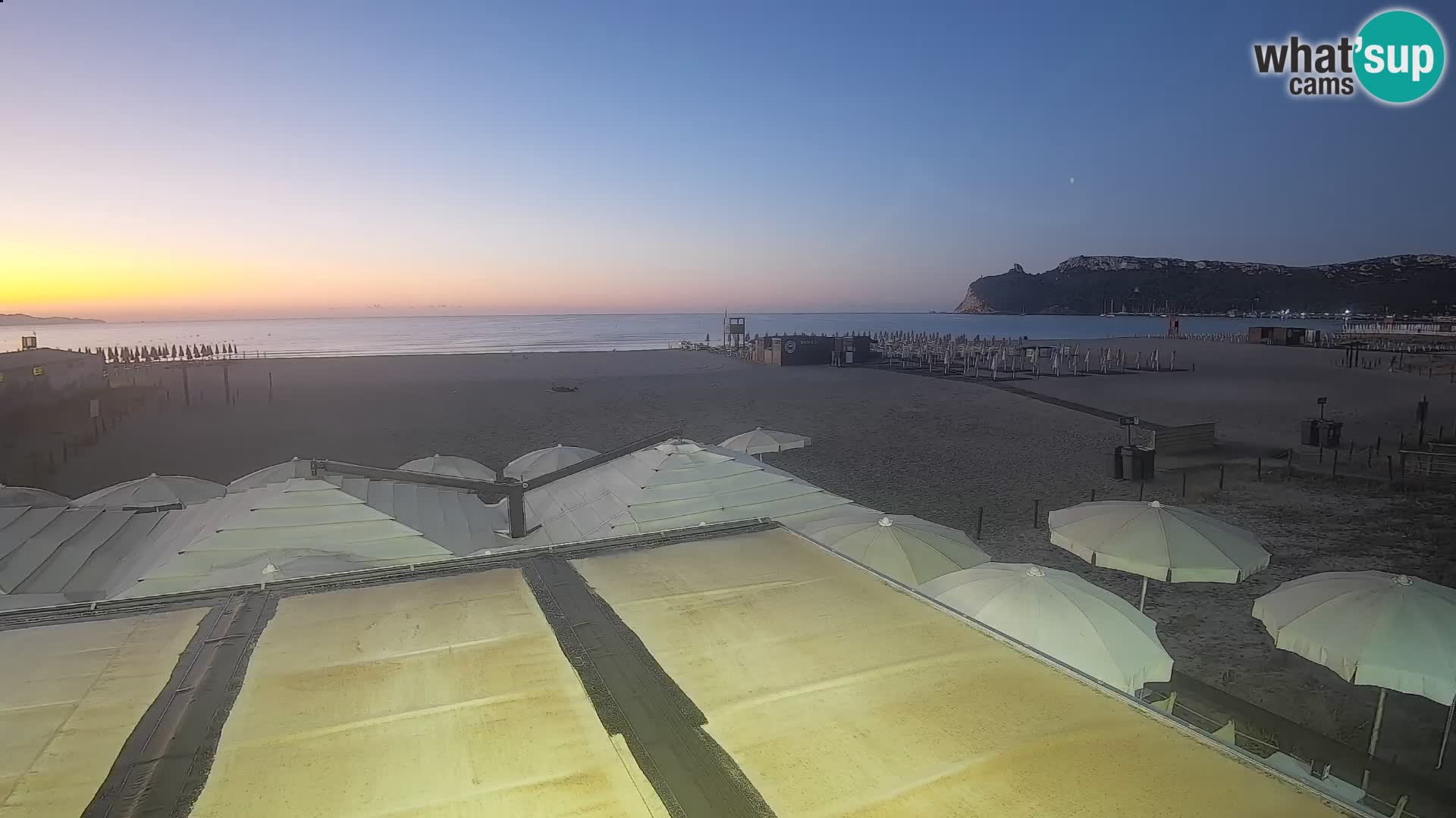 Poetto beach webcam | Cagliari | Sardinia