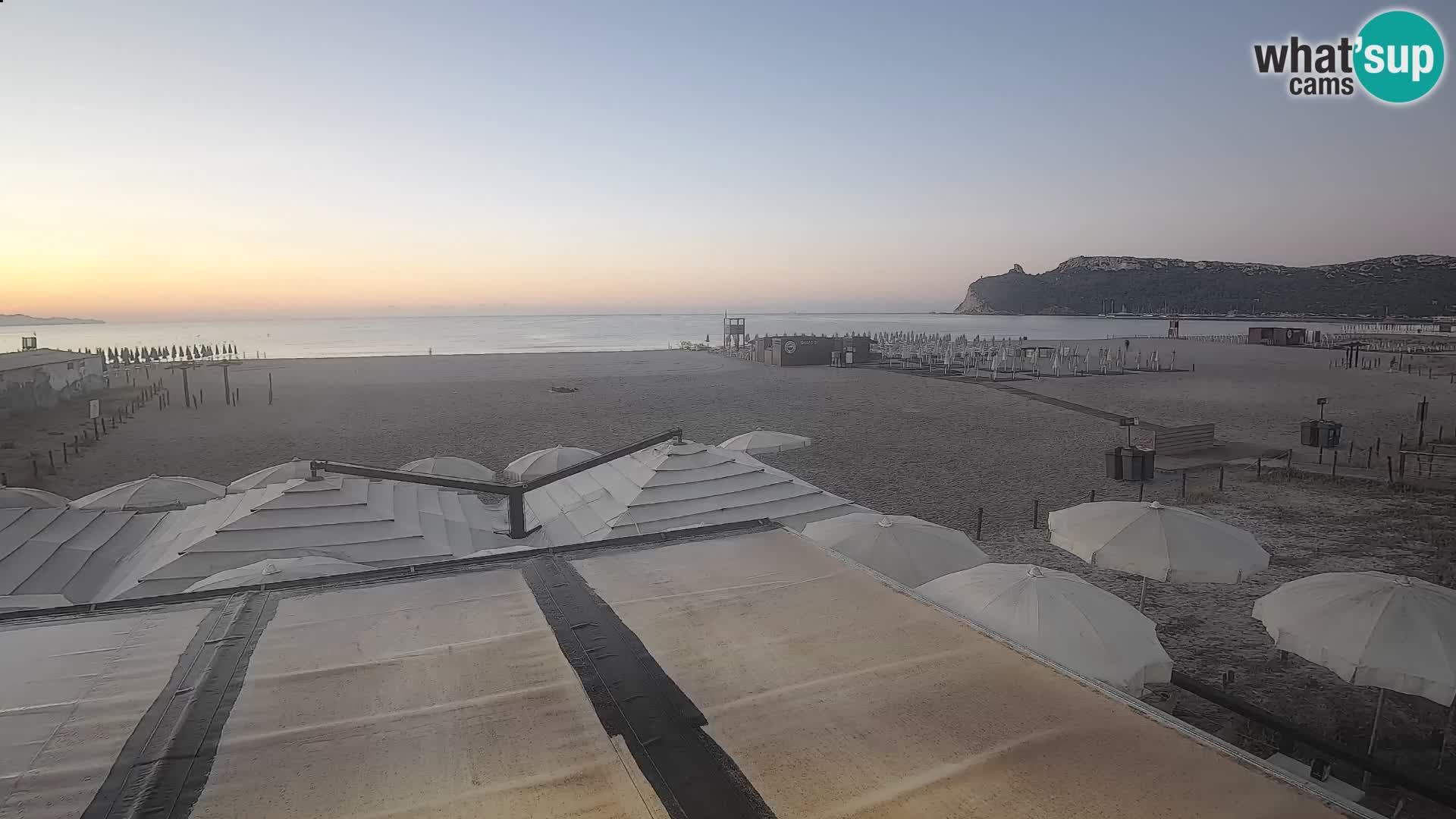 Poetto Strand Webcam | Cagliari | Sardinien