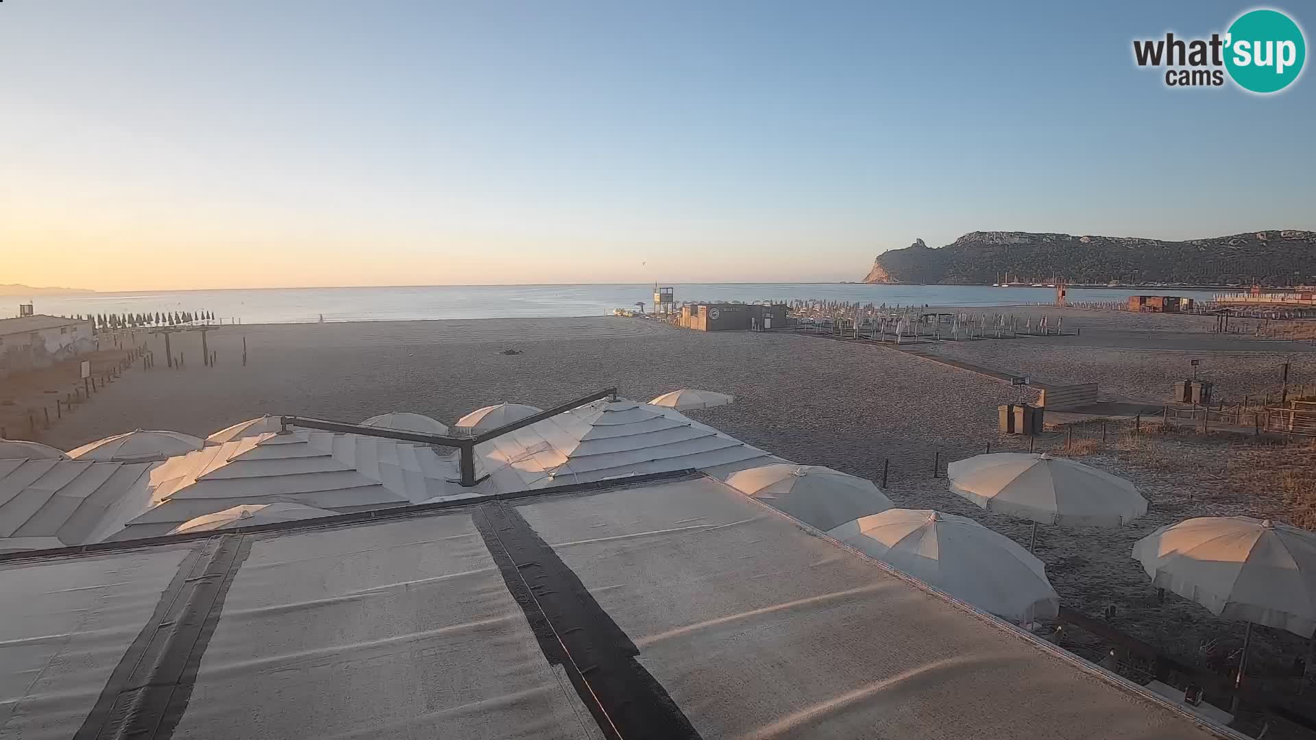 Poetto beach webcam | Cagliari | Sardinia
