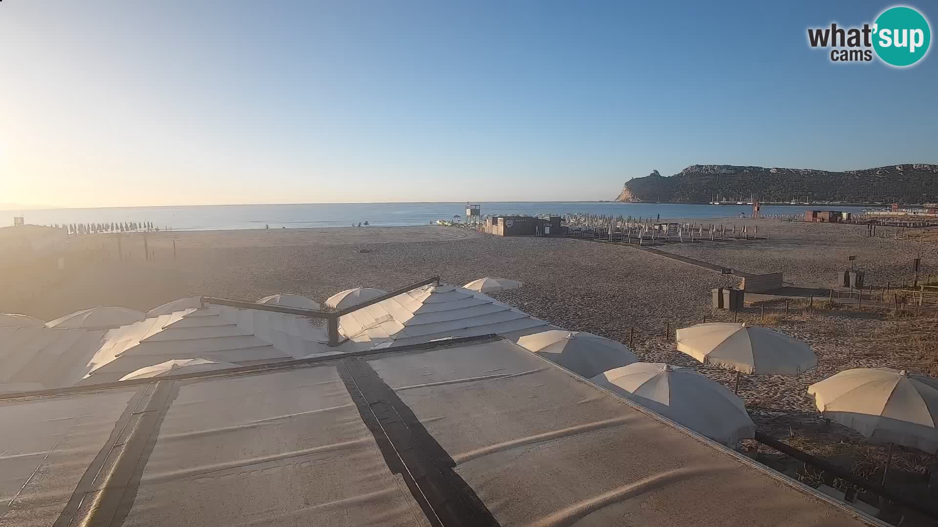 Poetto beach webcam | Cagliari | Sardinia