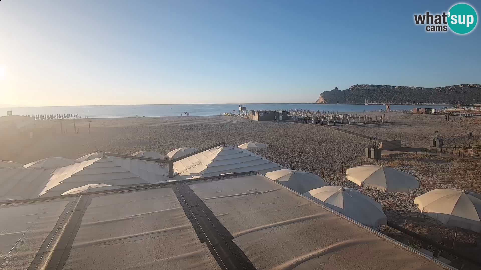 Poetto beach webcam | Cagliari | Sardinia