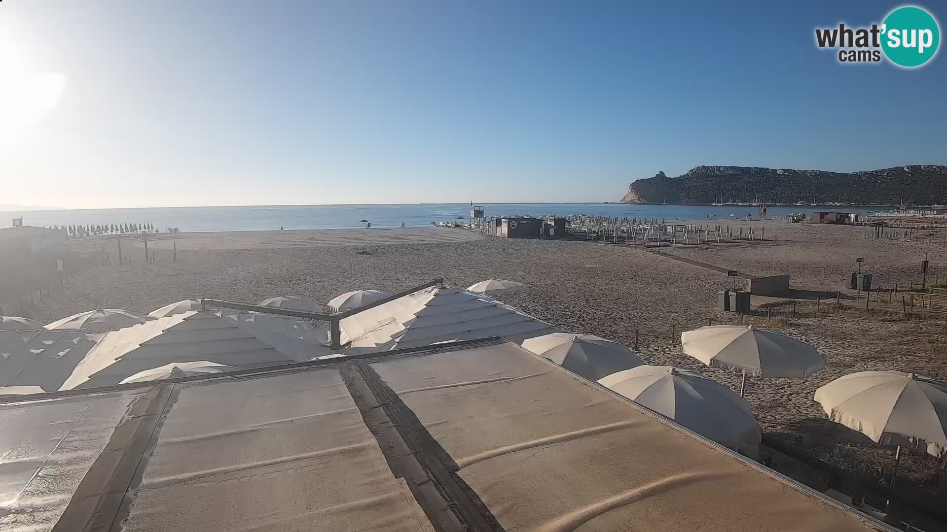 Webcam spiaggia del Poetto | Cagliari | Sardegna