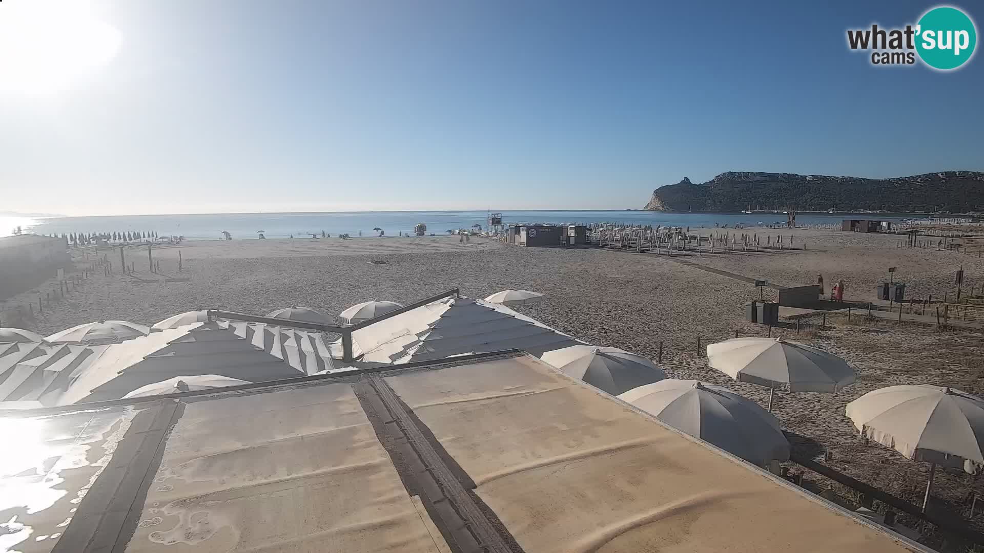Poetto beach webcam | Cagliari | Sardinija