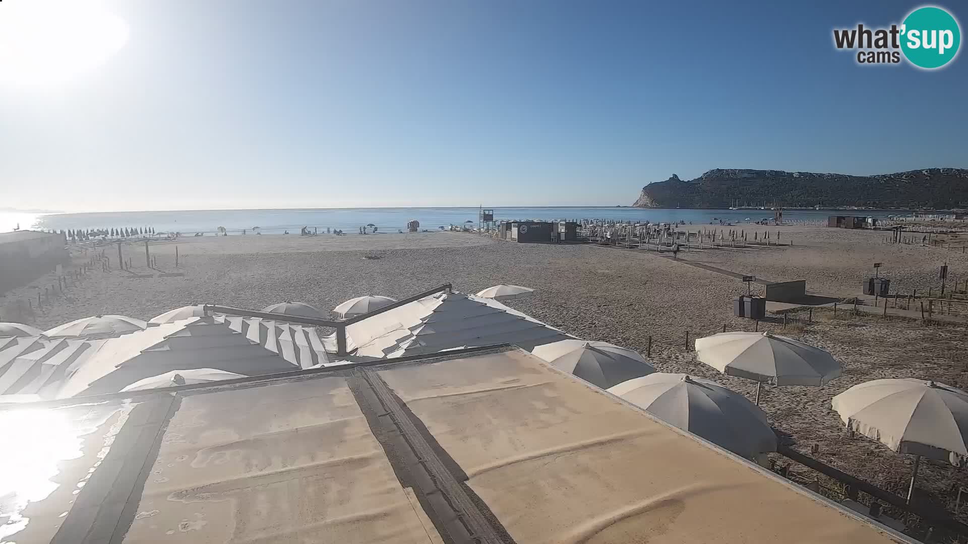 Poetto beach webcam | Cagliari | Sardinija