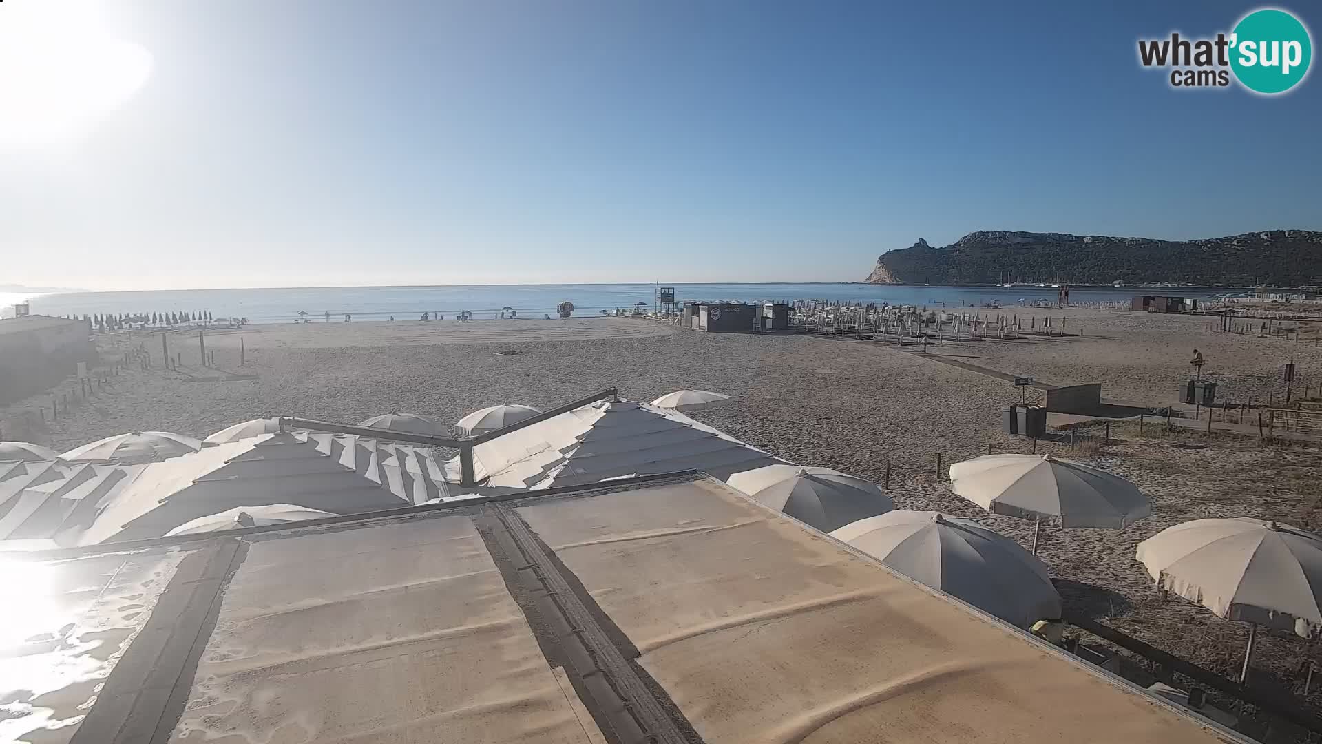 Poetto Strand Webcam | Cagliari | Sardinien
