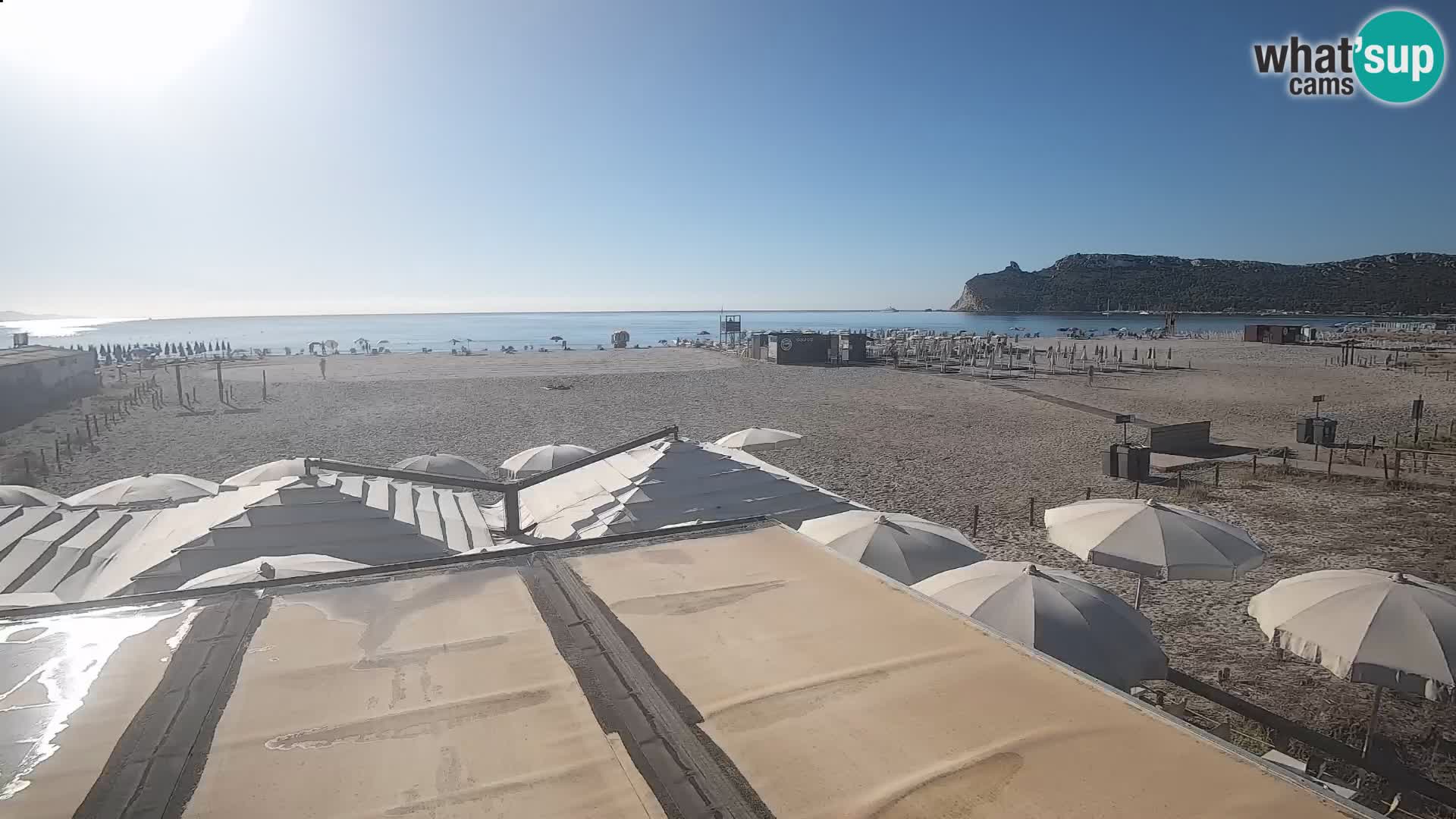 Webcam spiaggia del Poetto | Cagliari | Sardegna