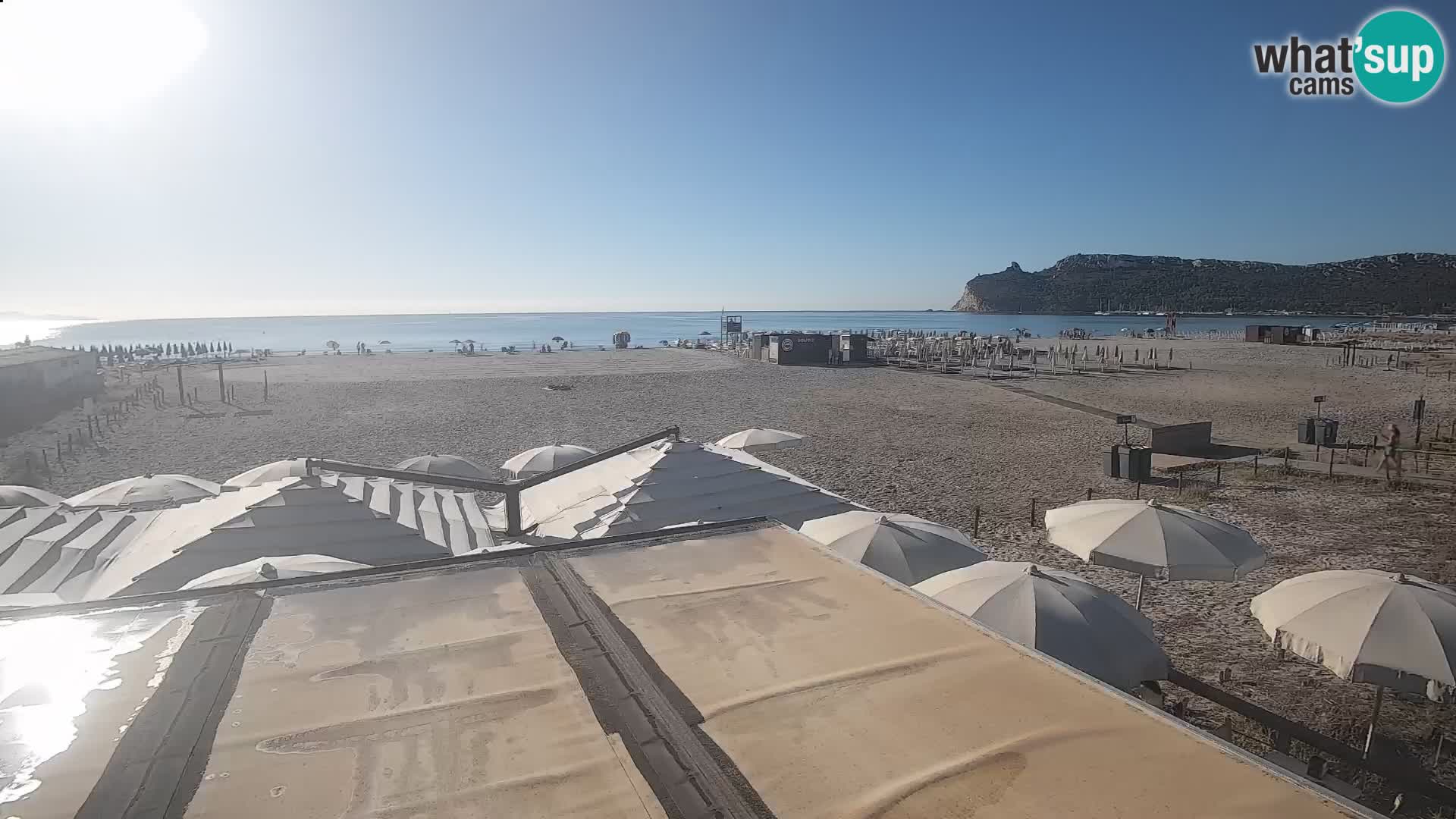 Webcam plage de Poetto | Cagliari | Sardaigne