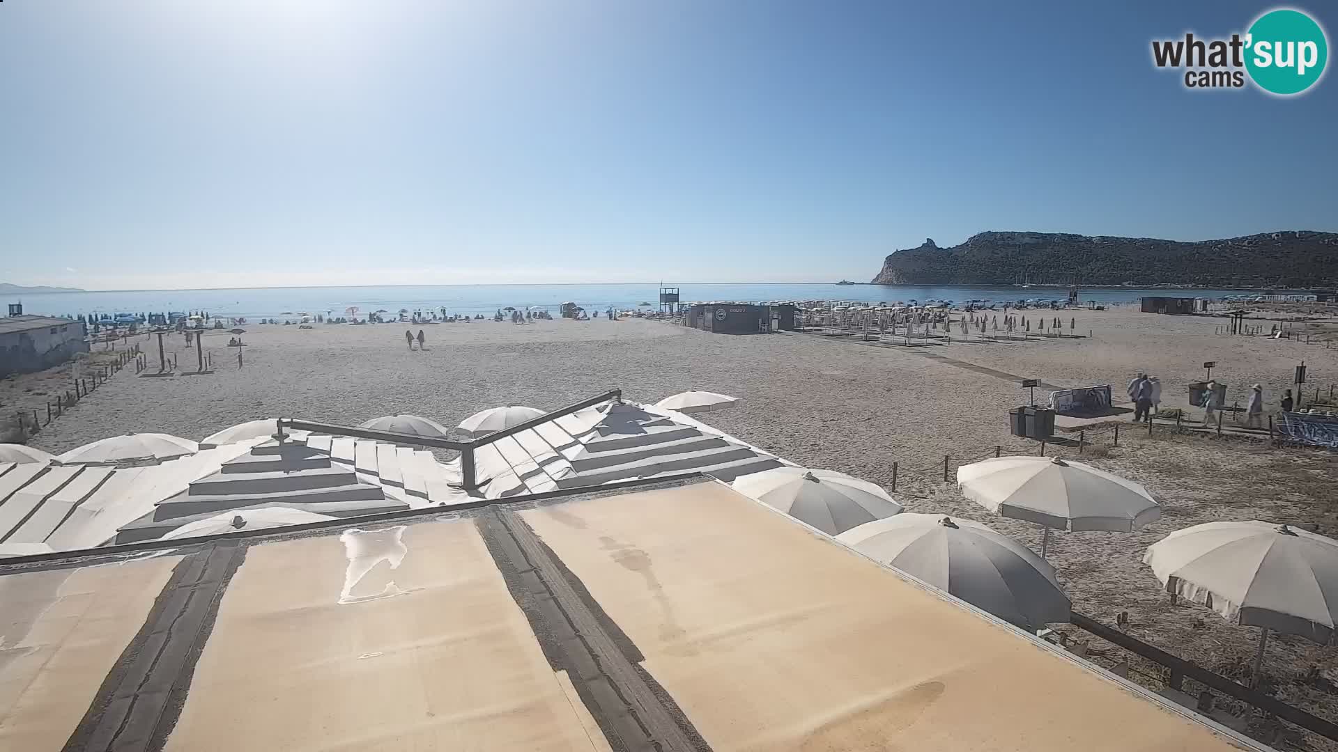 Poetto beach webcam | Cagliari | Sardinija