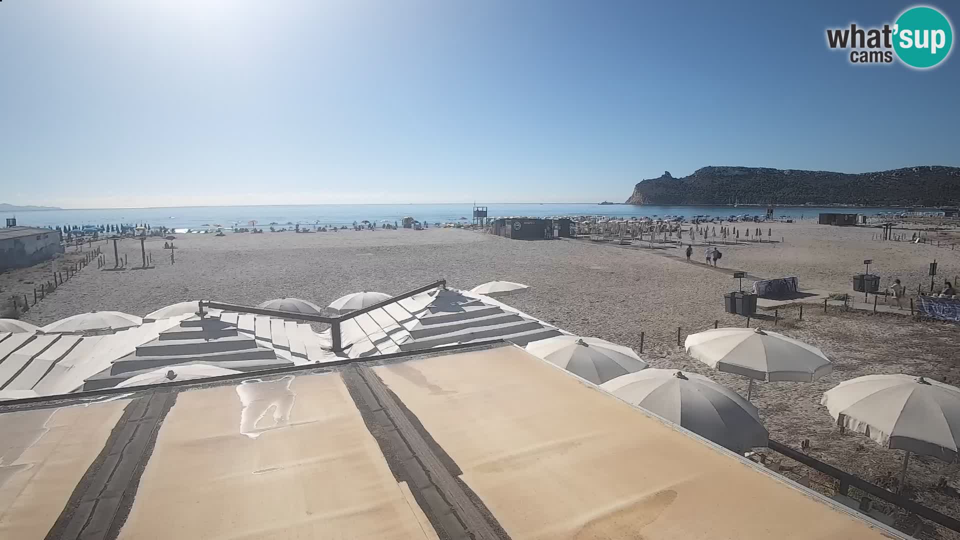 Webcam plage de Poetto | Cagliari | Sardaigne