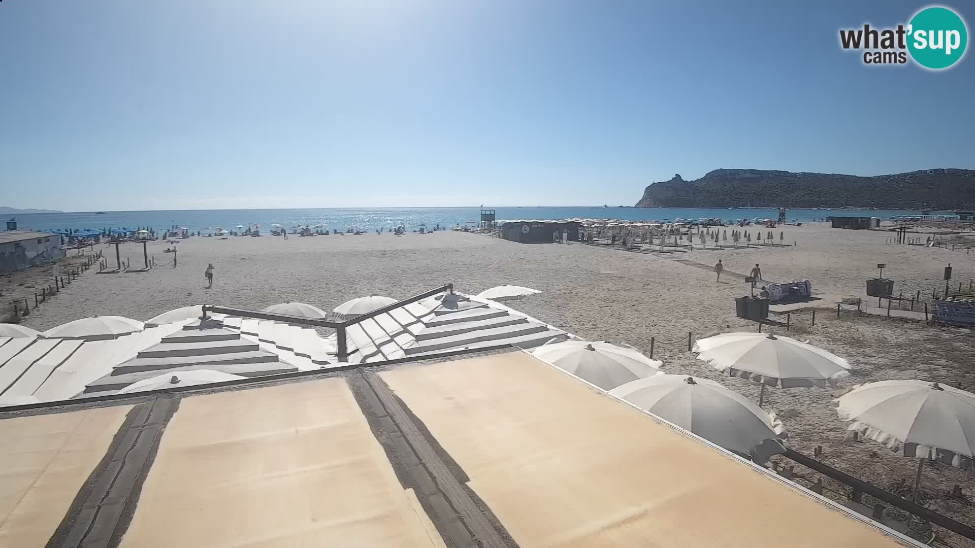 Poetto beach webcam | Cagliari | Sardinia