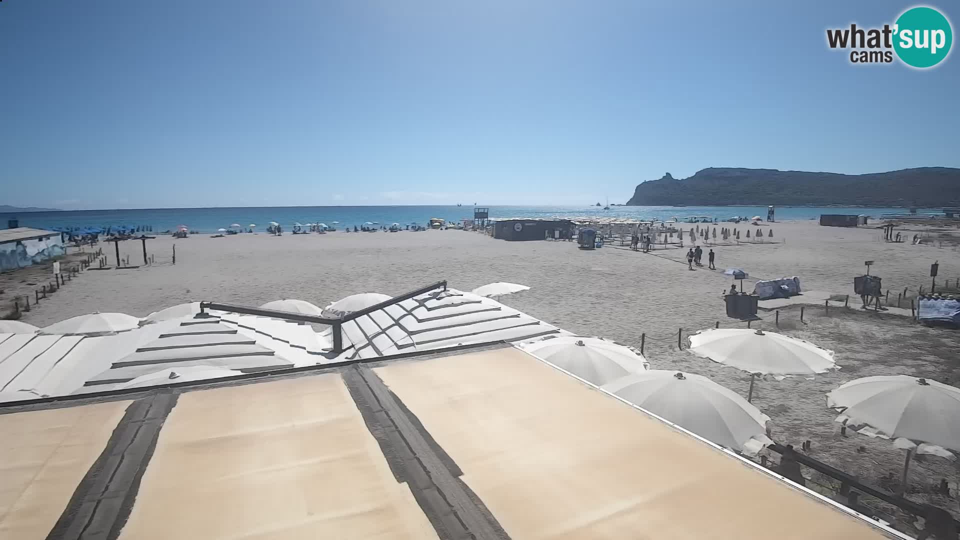 Webcam plage de Poetto | Cagliari | Sardaigne