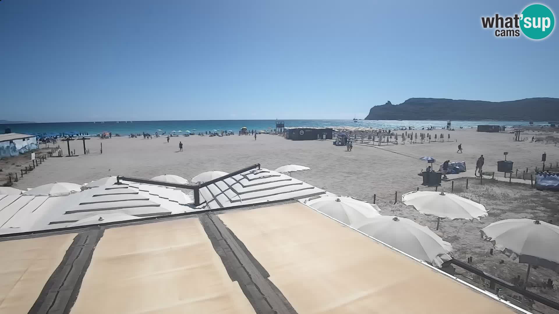 Poetto beach webcam | Cagliari | Sardinija